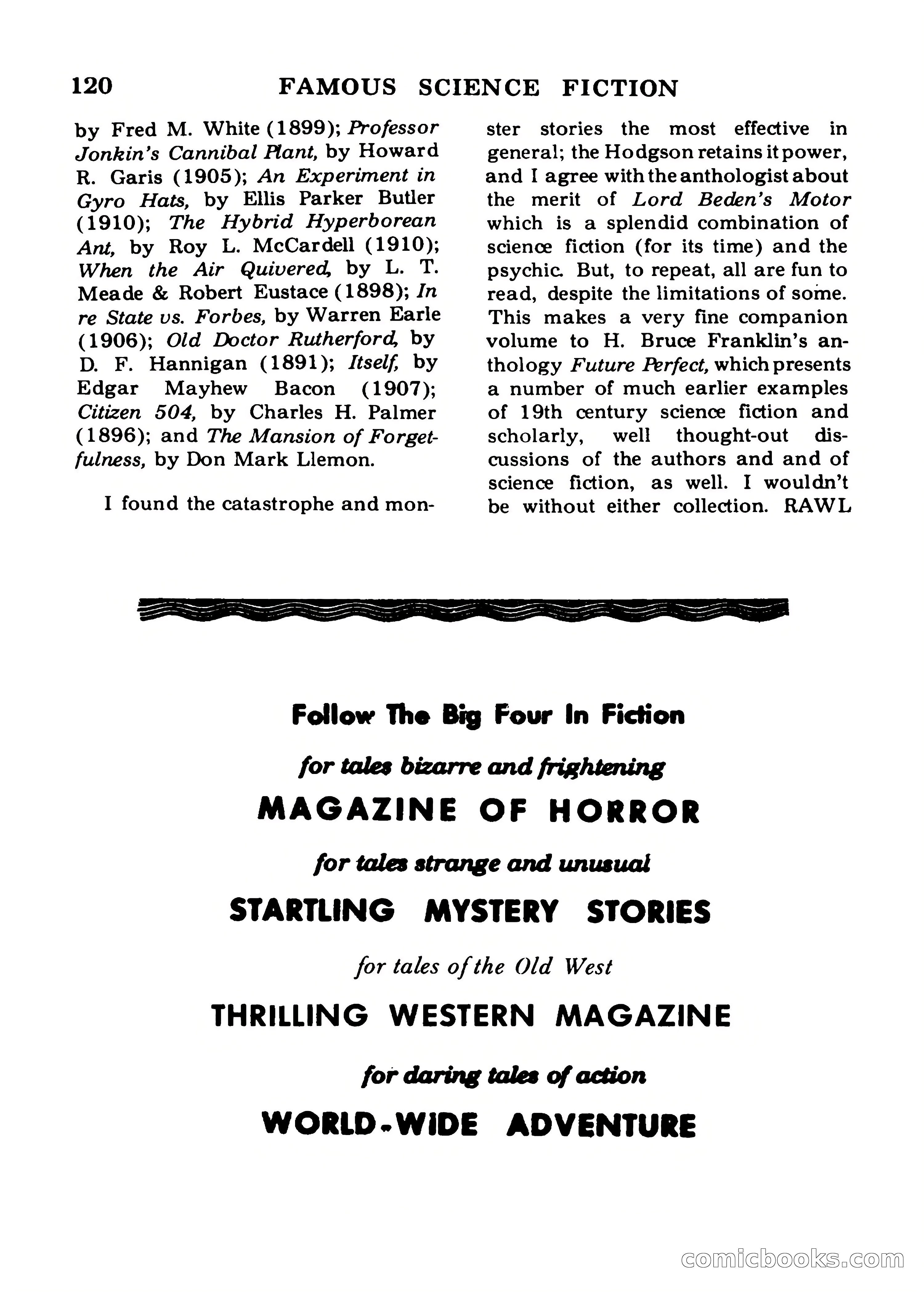 Famous Science Fiction #9 — page 120 of 132
