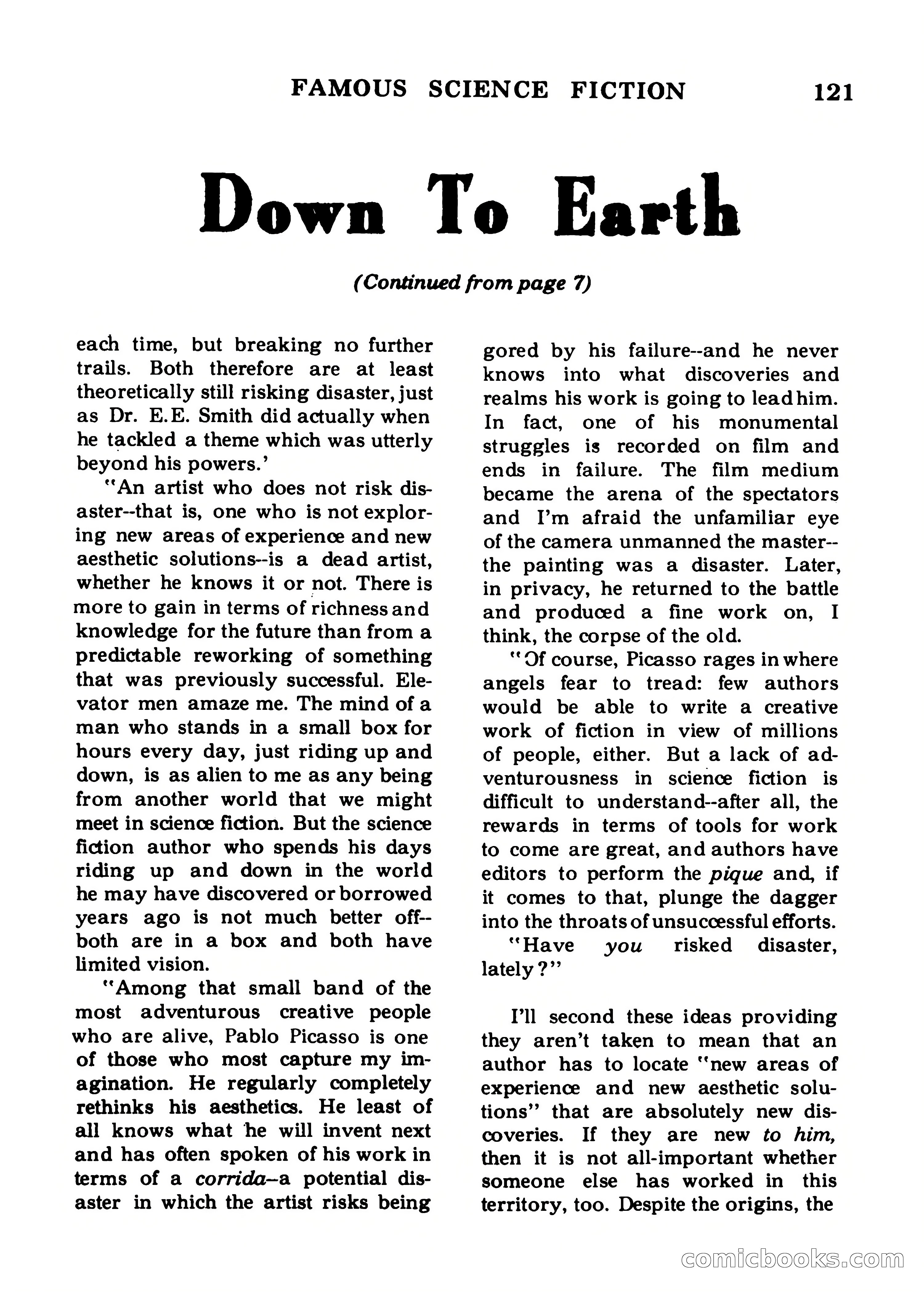 Famous Science Fiction #9 — page 121 of 132