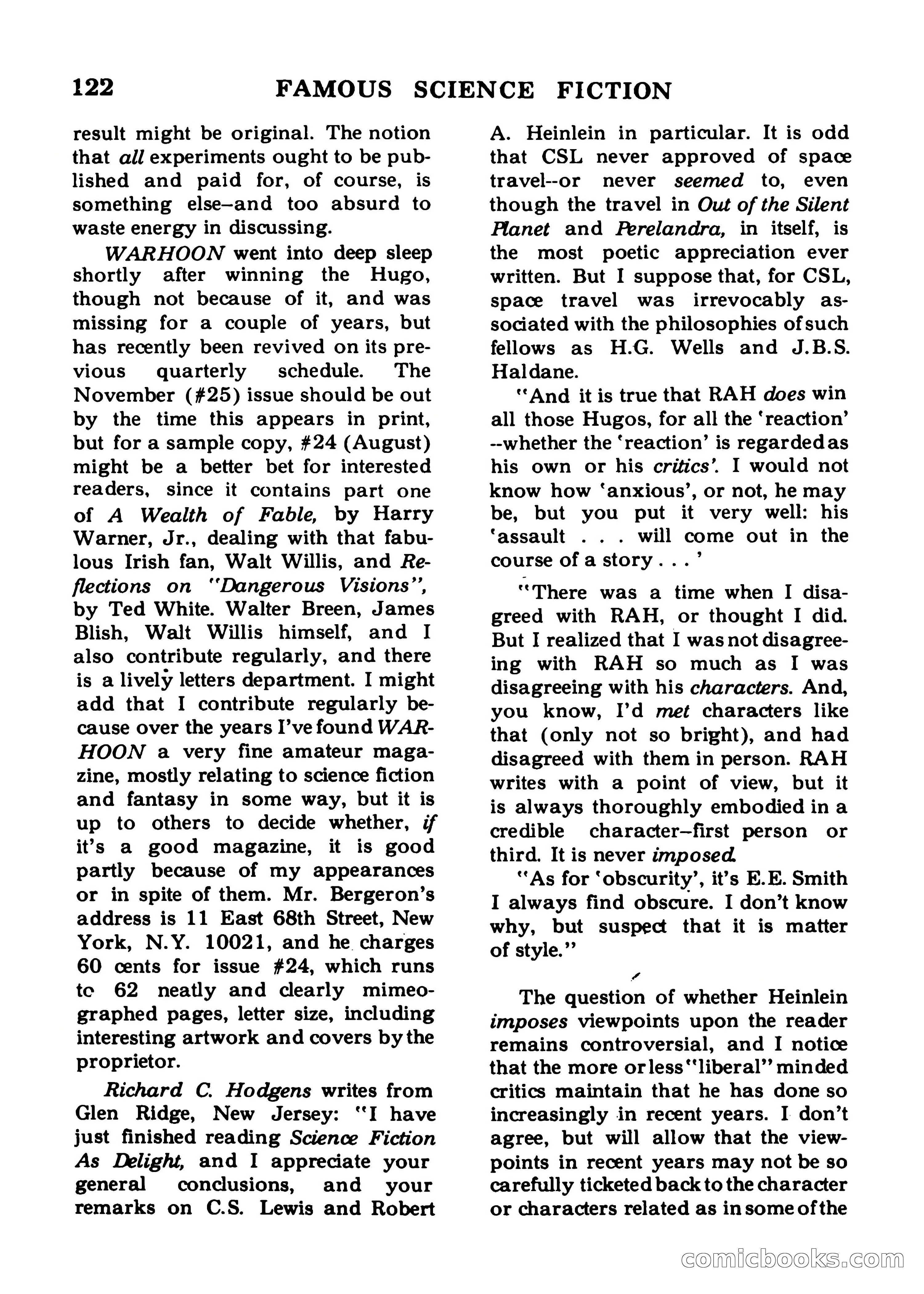 Famous Science Fiction #9 — page 122 of 132