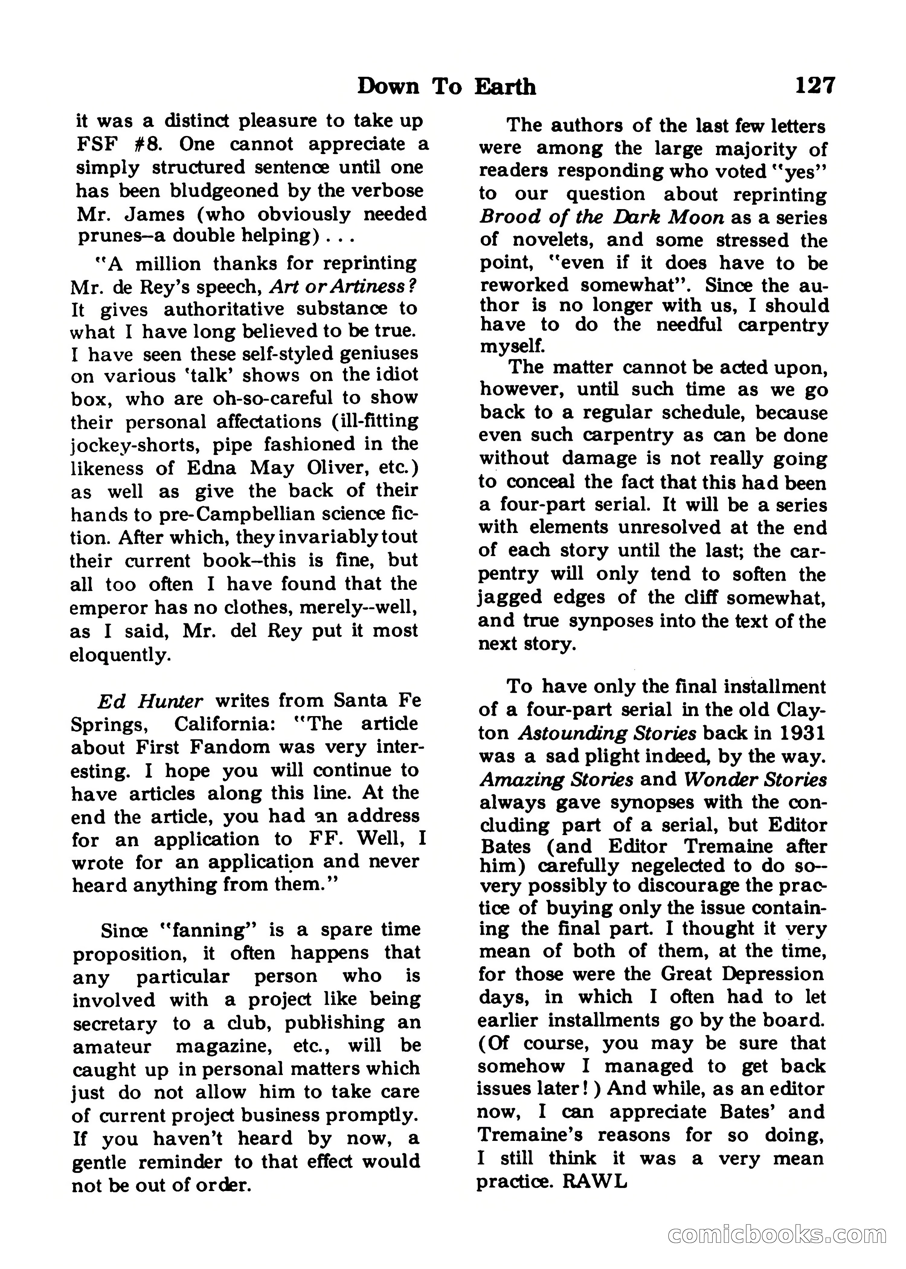 Famous Science Fiction #9 — page 127 of 132