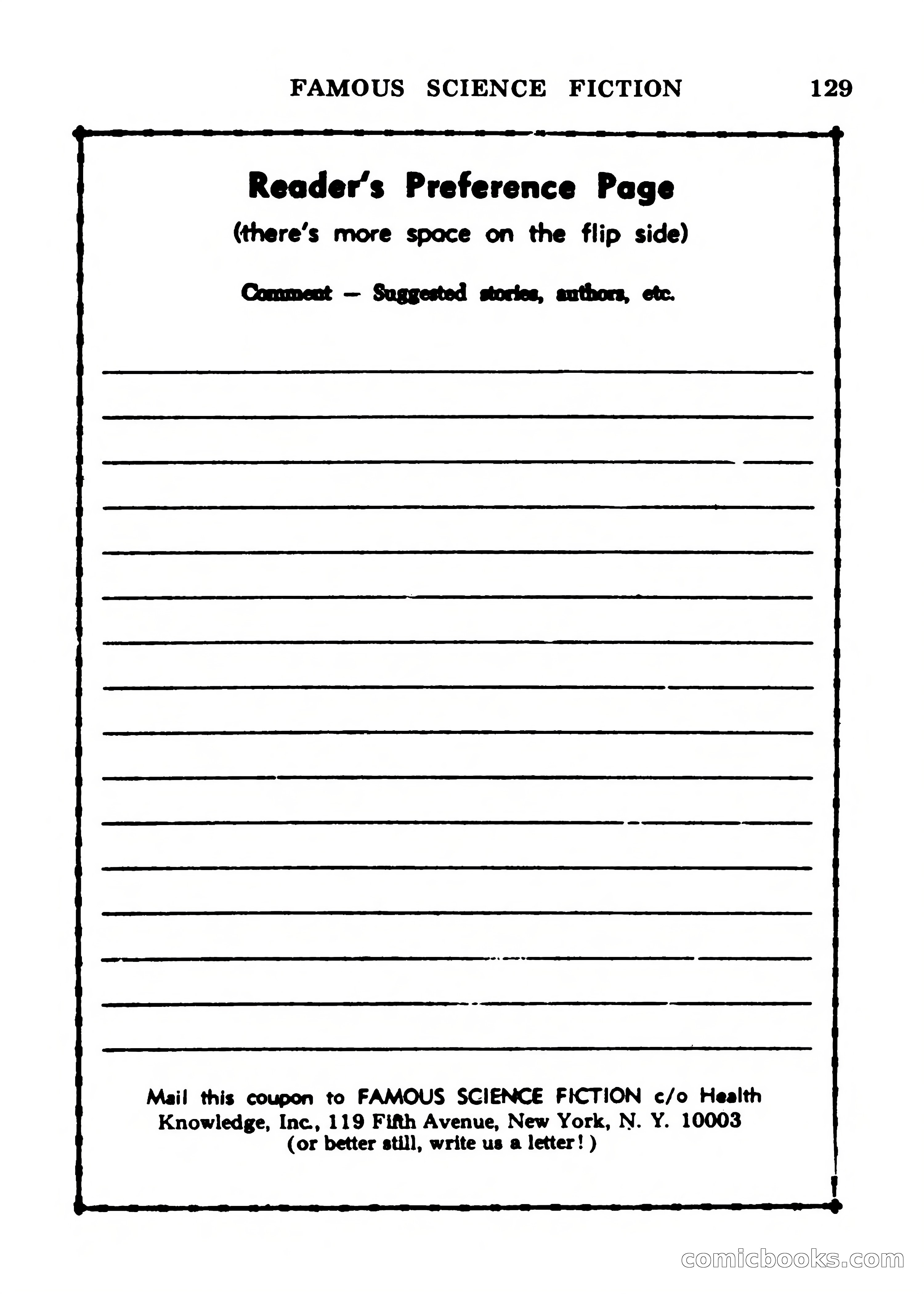 Famous Science Fiction #9 — page 129 of 132