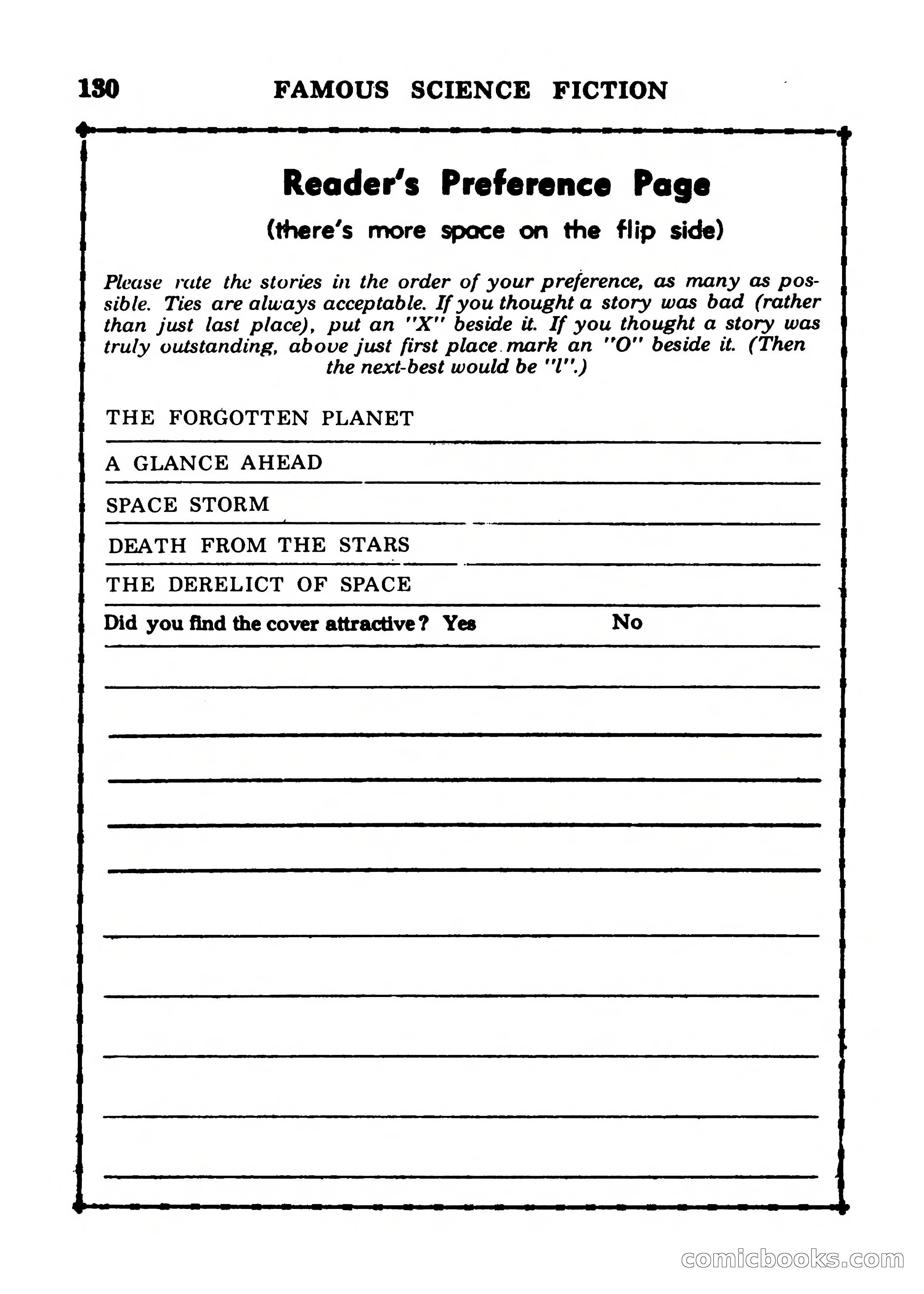 Famous Science Fiction #9 — page 130 of 132
