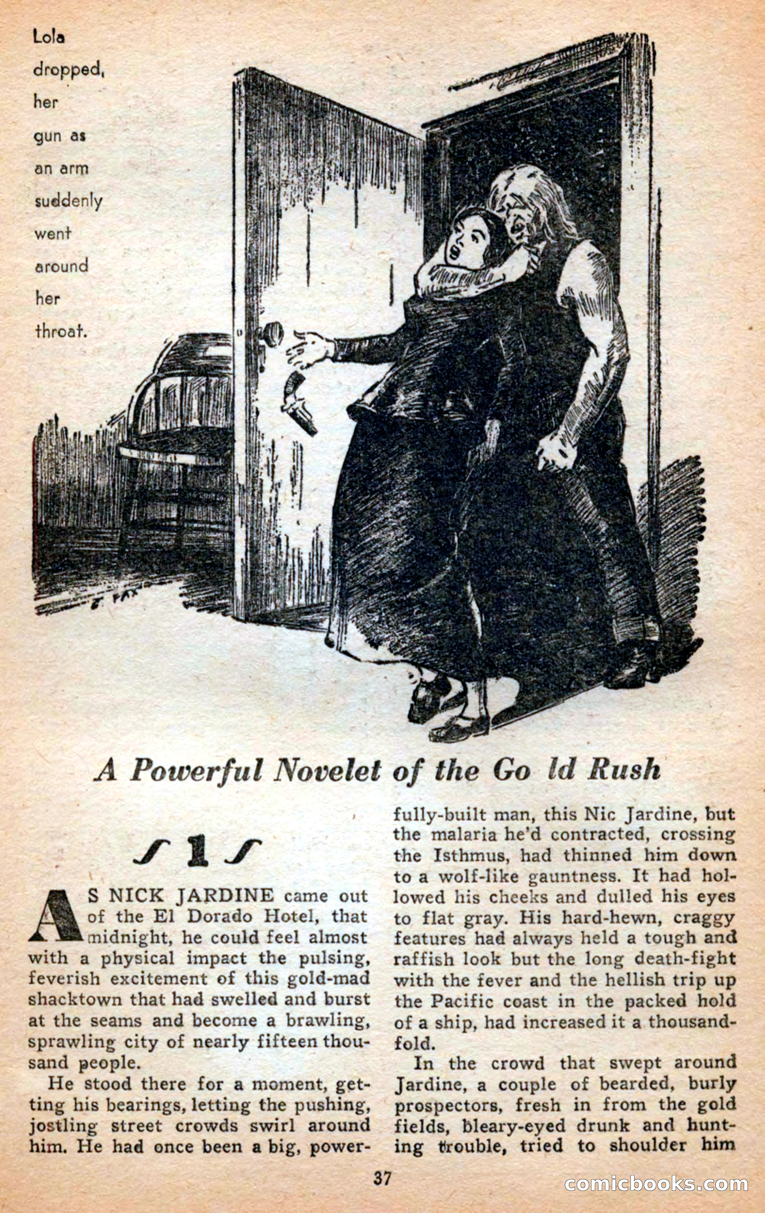 Famous Western, April 1948 — page 37 of 101