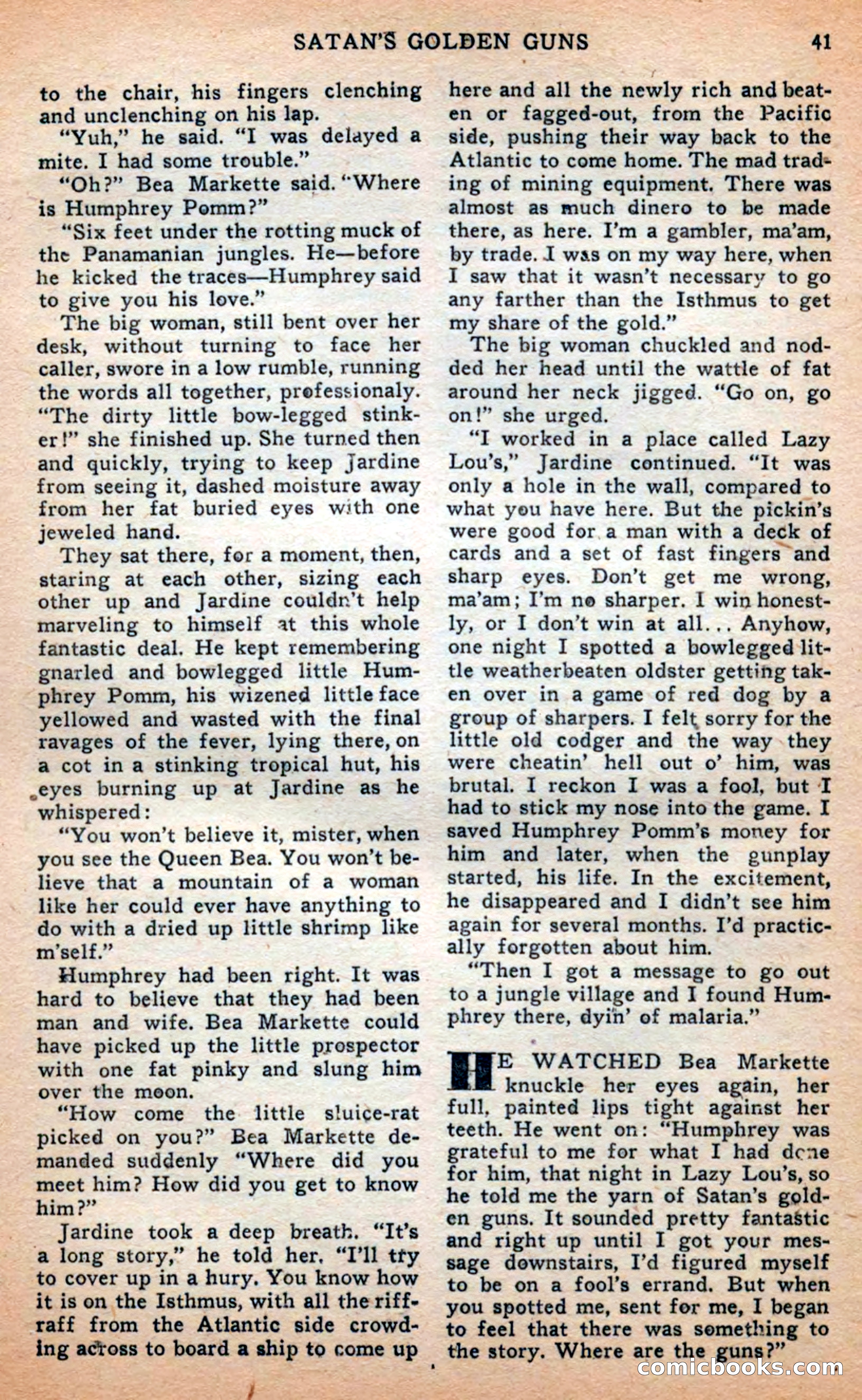 Famous Western, April 1948 — page 41 of 101