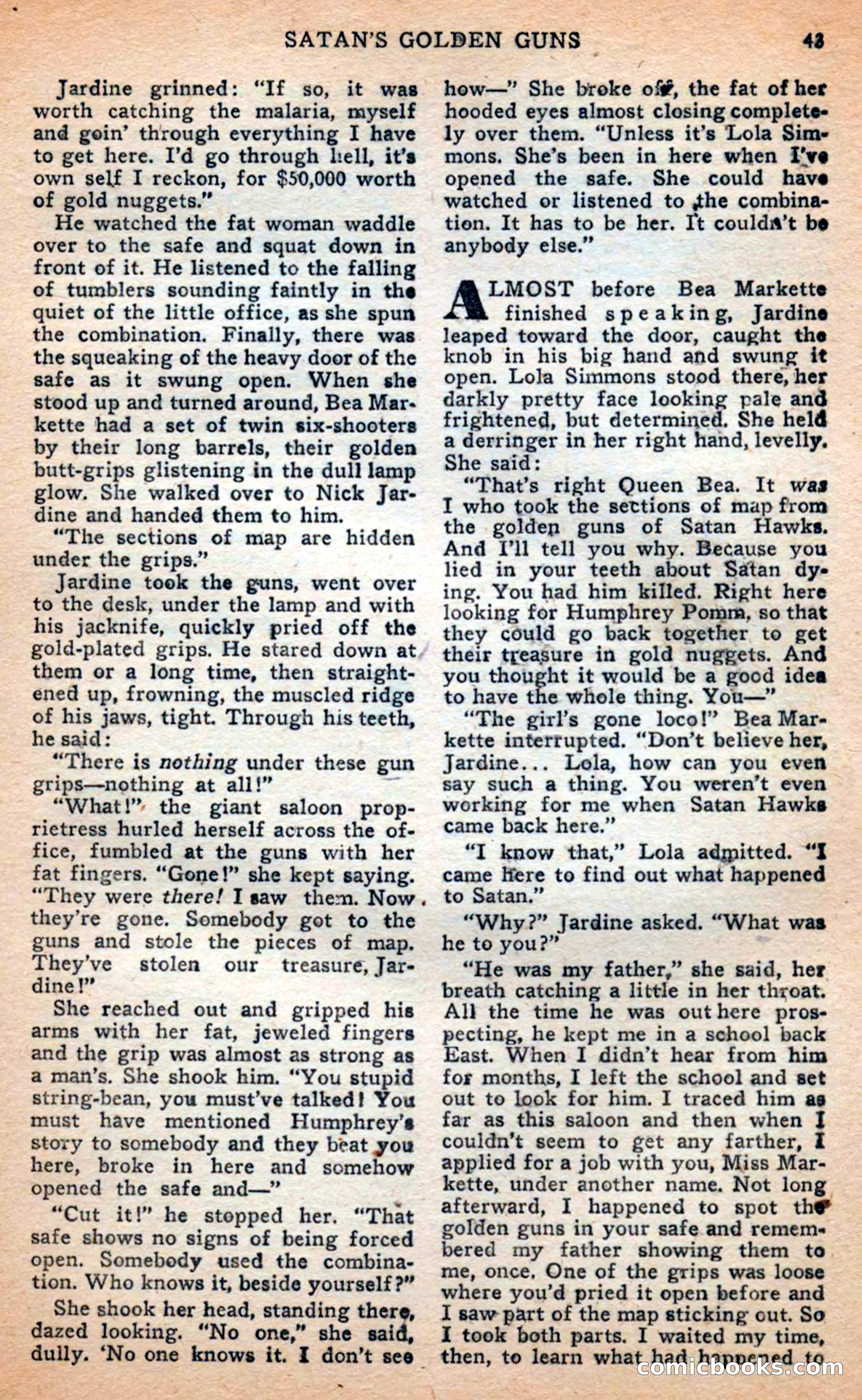 Famous Western, April 1948 — page 43 of 101