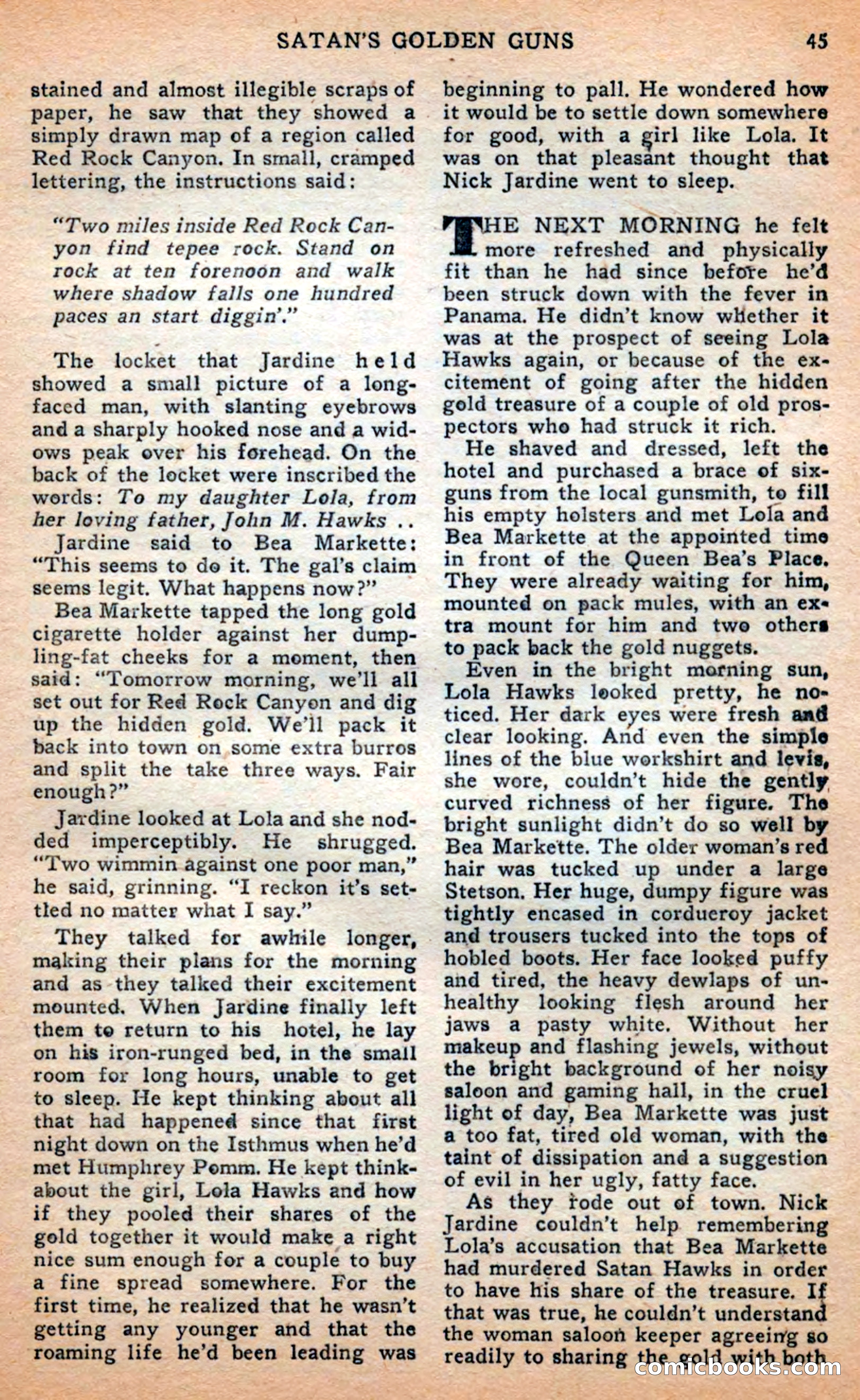 Famous Western, April 1948 — page 45 of 101