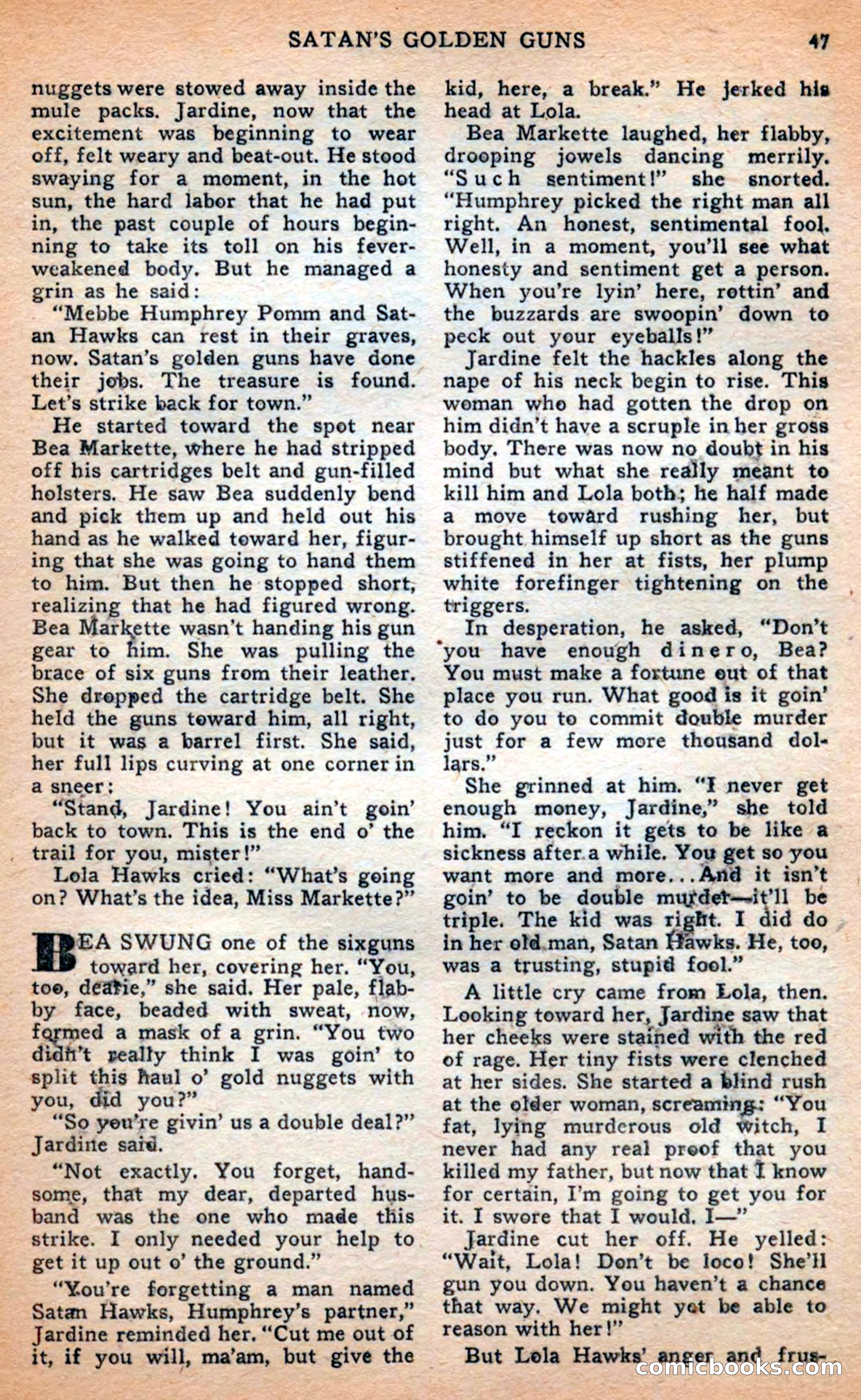 Famous Western, April 1948 — page 47 of 101