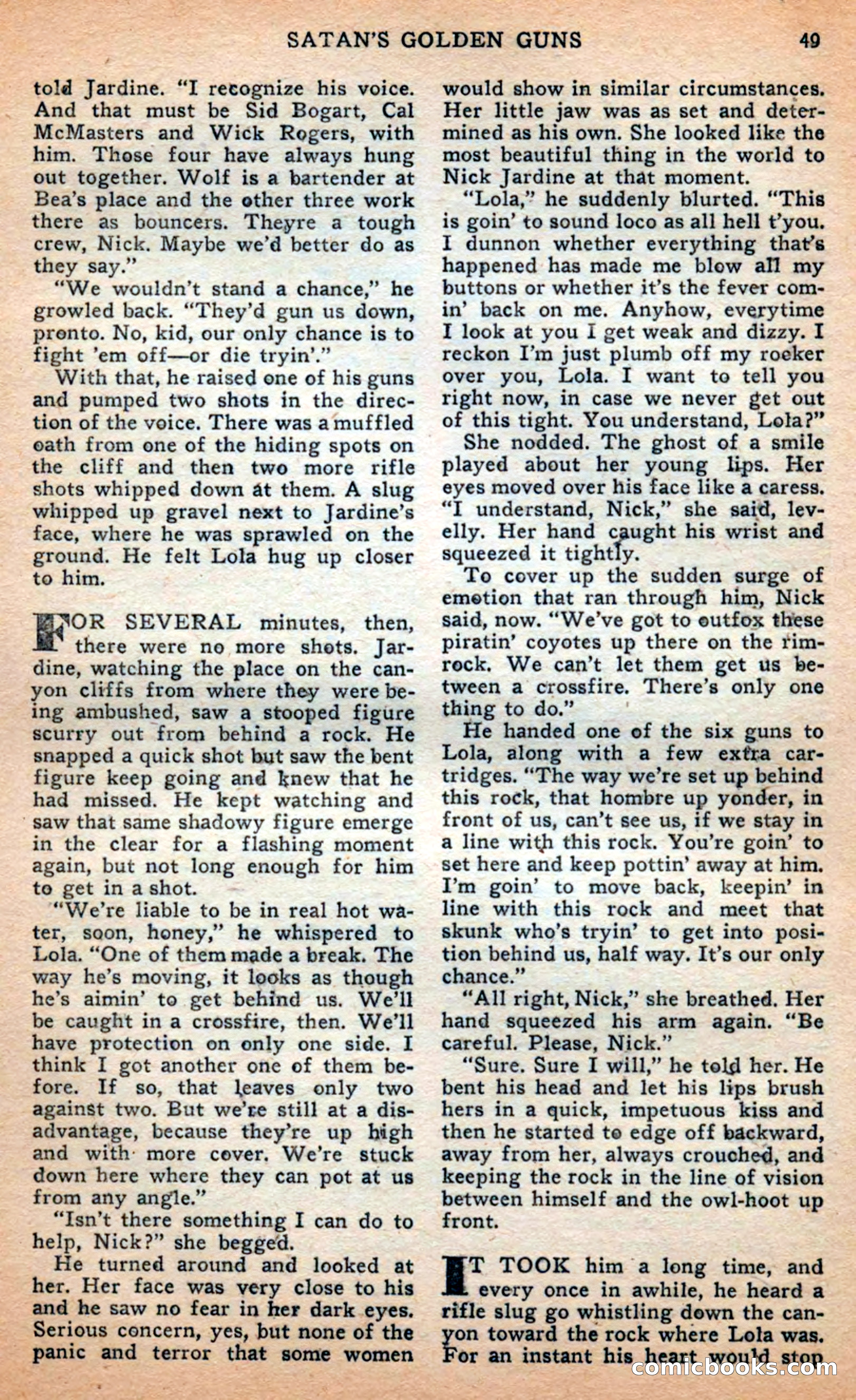 Famous Western, April 1948 — page 49 of 101