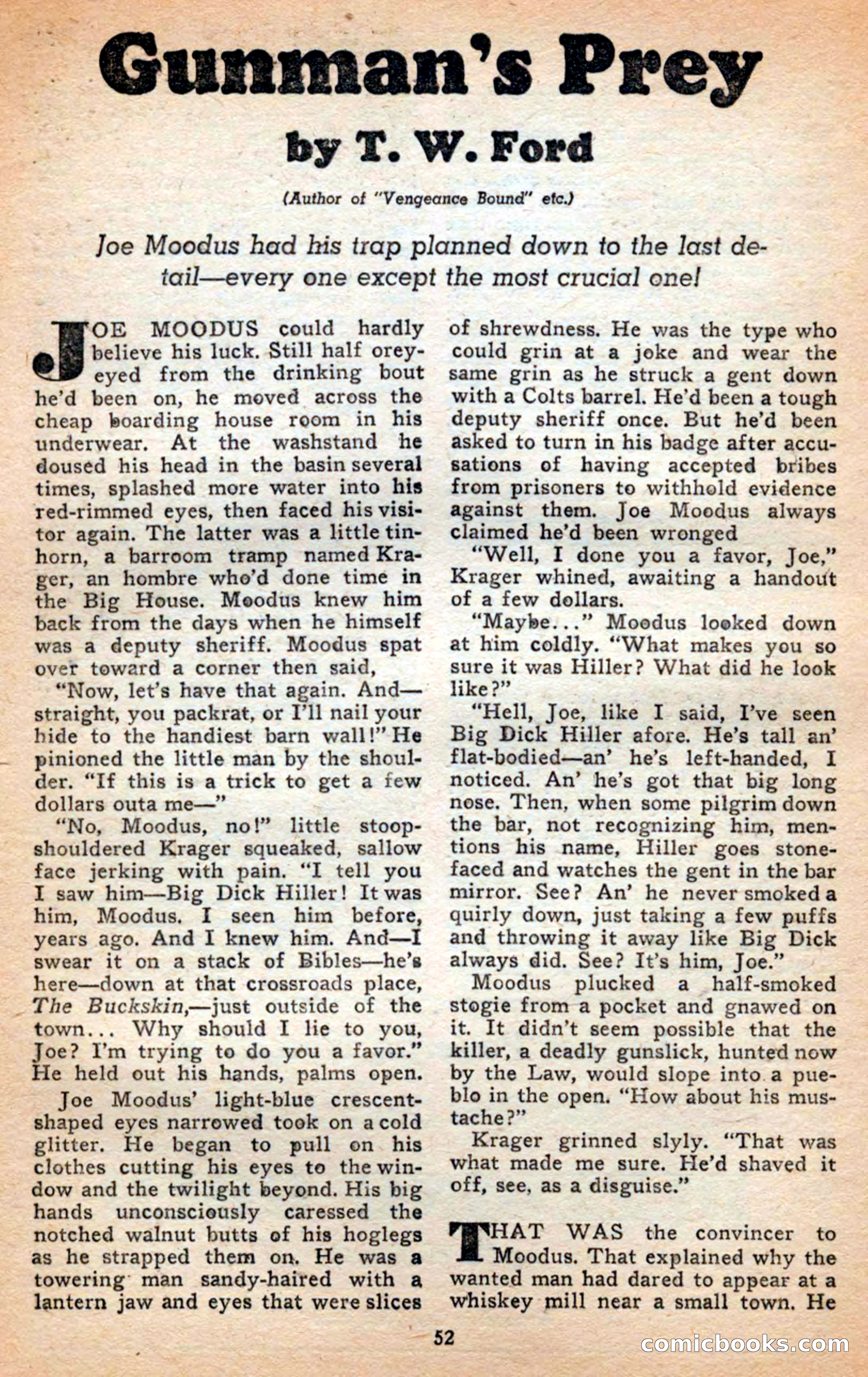 Famous Western, April 1948 — page 52 of 101