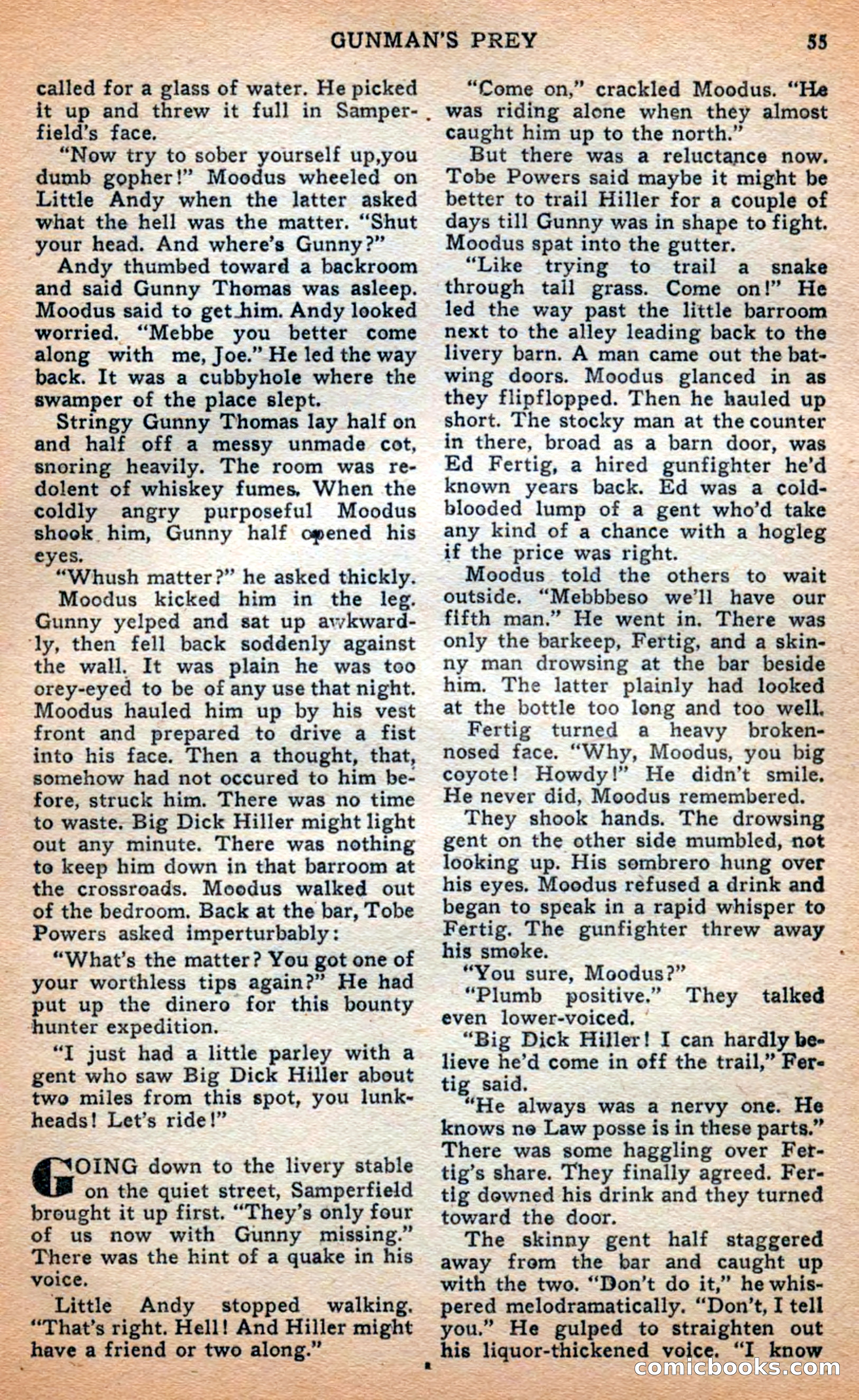 Famous Western, April 1948 — page 55 of 101
