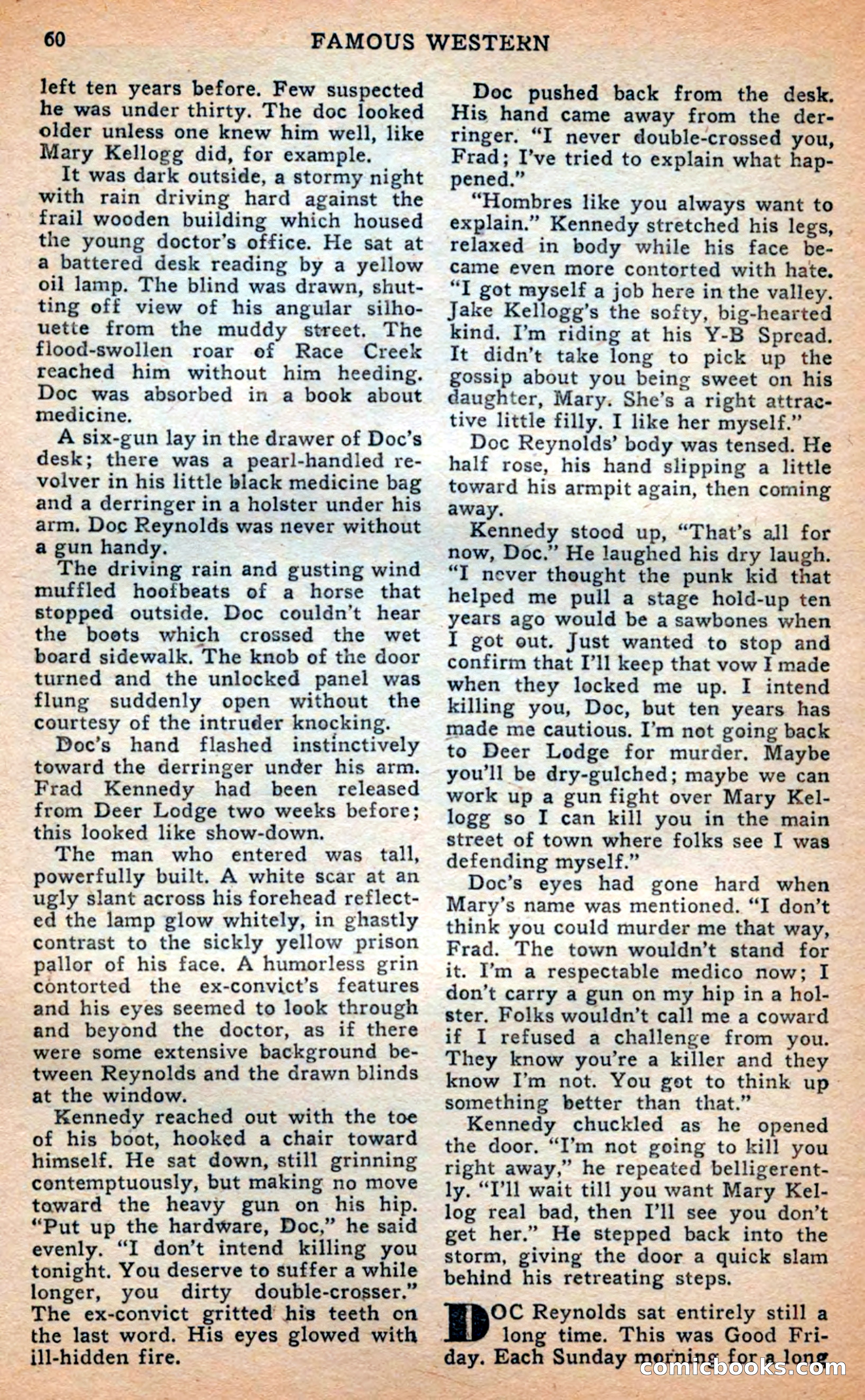 Famous Western, April 1948 — page 60 of 101