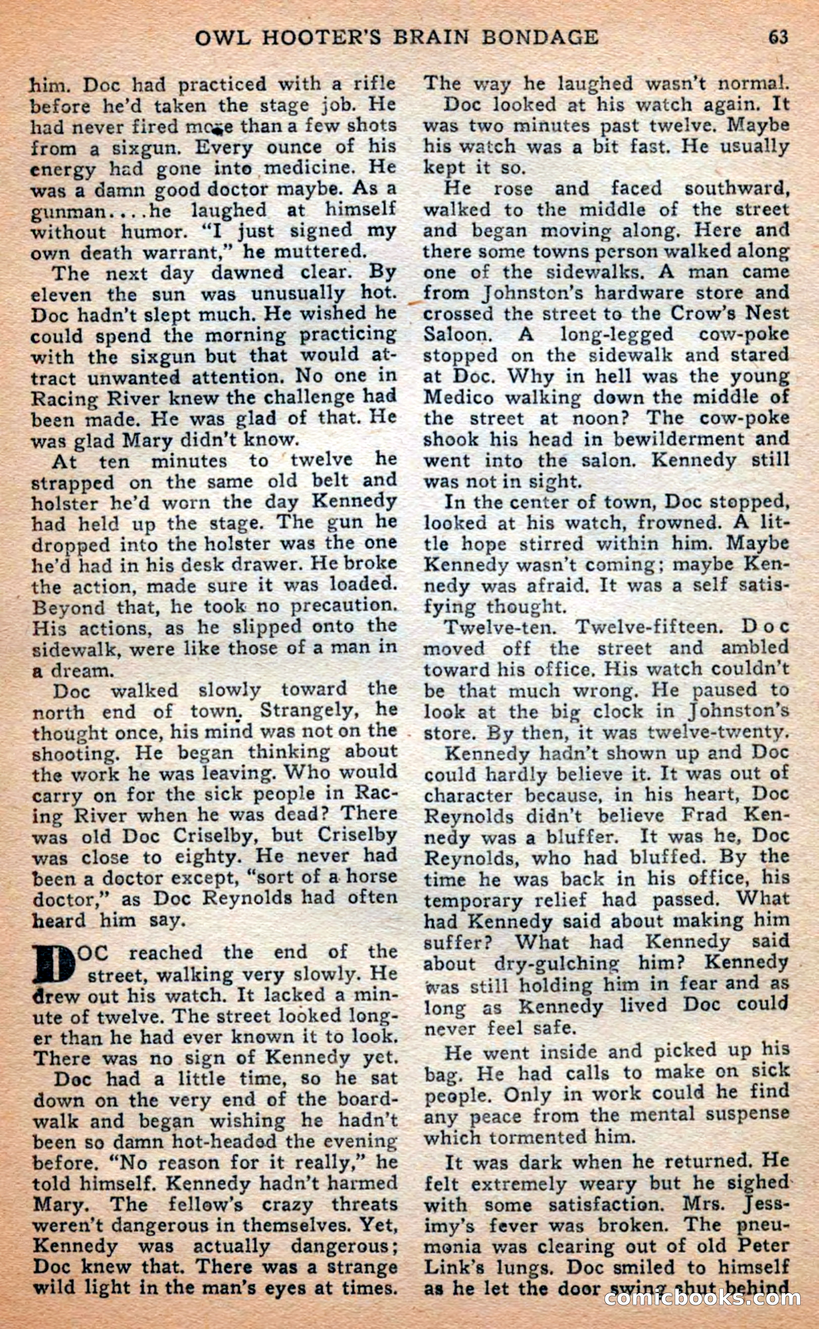 Famous Western, April 1948 — page 63 of 101