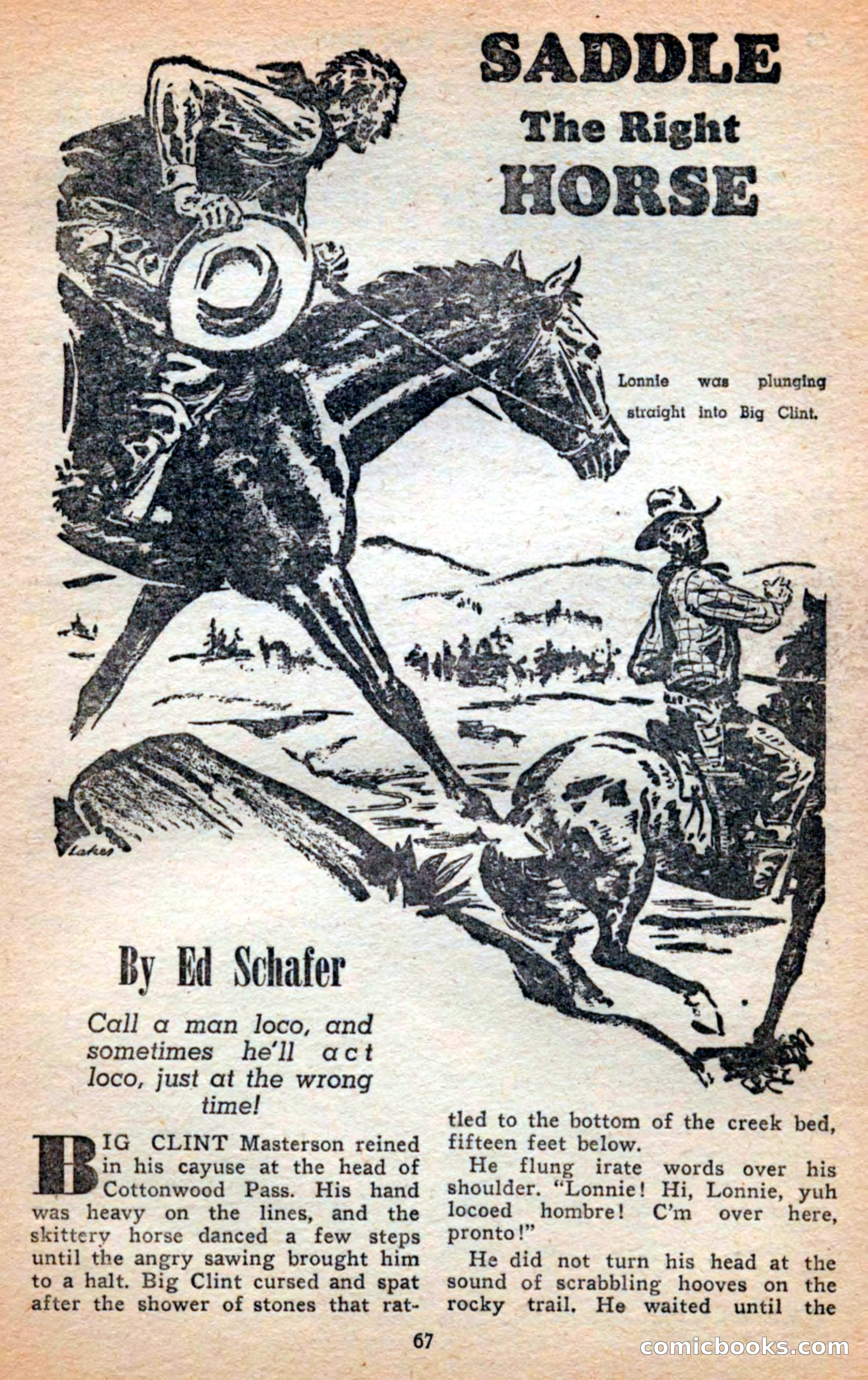 Famous Western, April 1948 — page 67 of 101