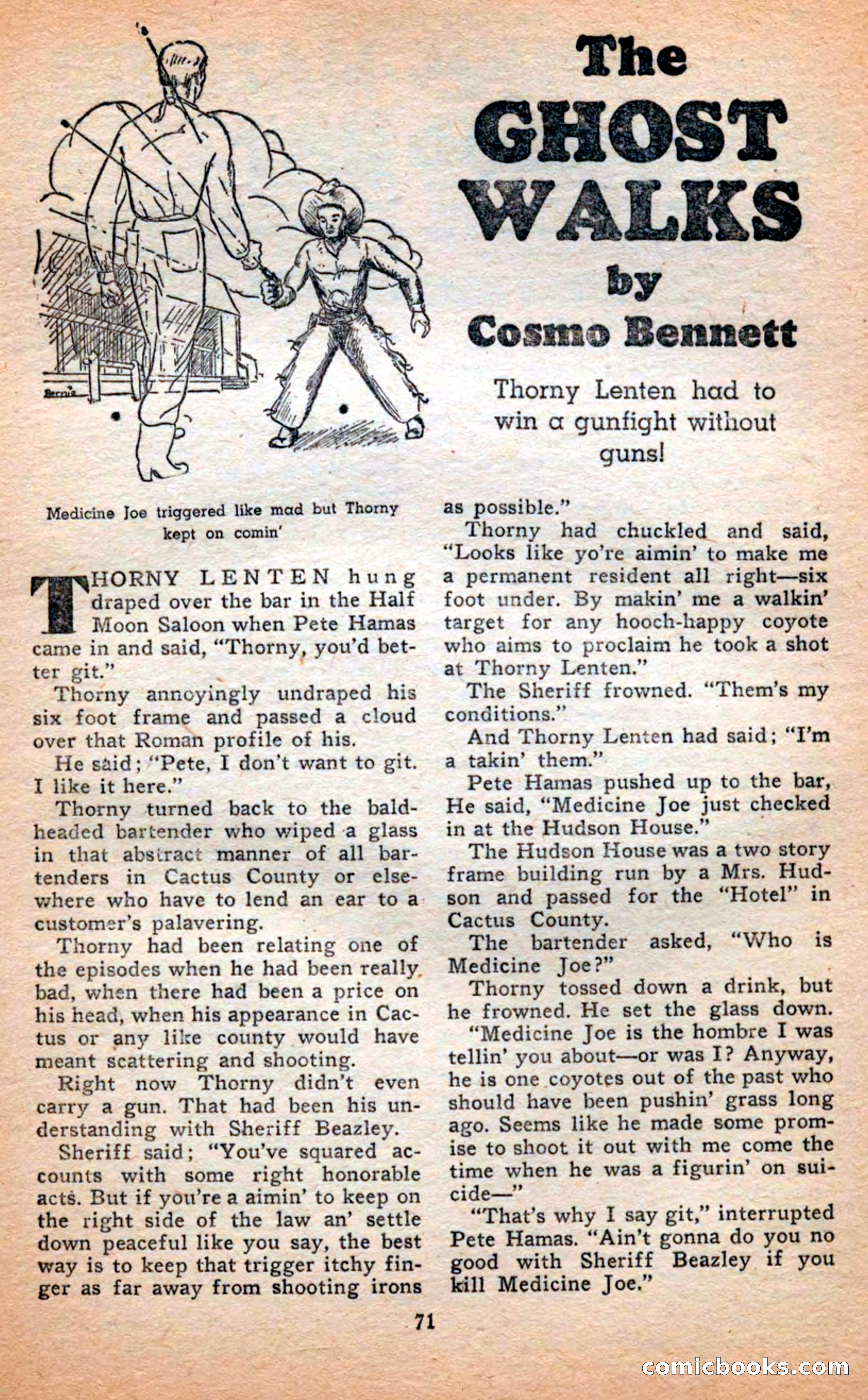Famous Western, April 1948 — page 71 of 101