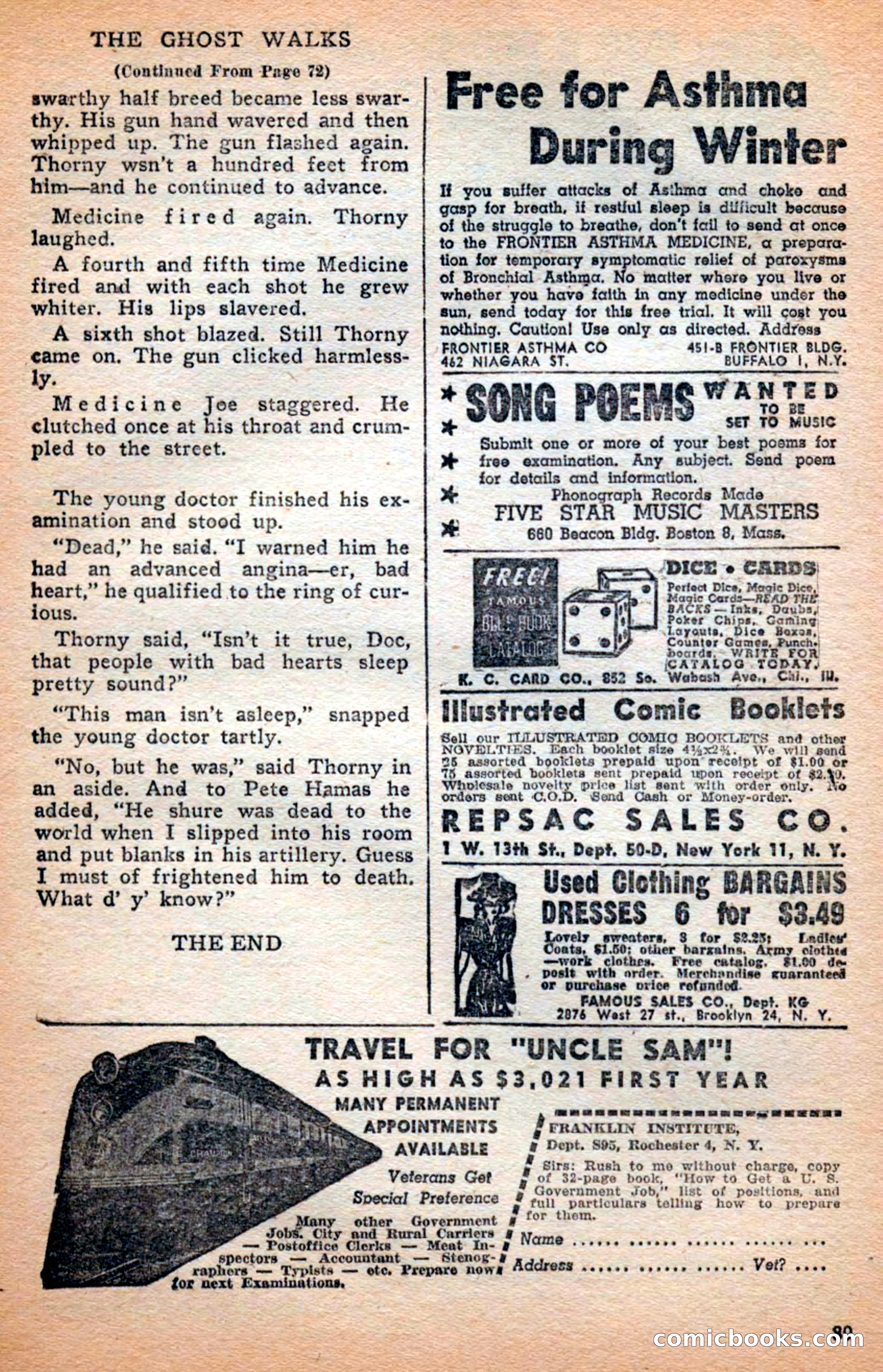 Famous Western, April 1948 — page 89 of 101