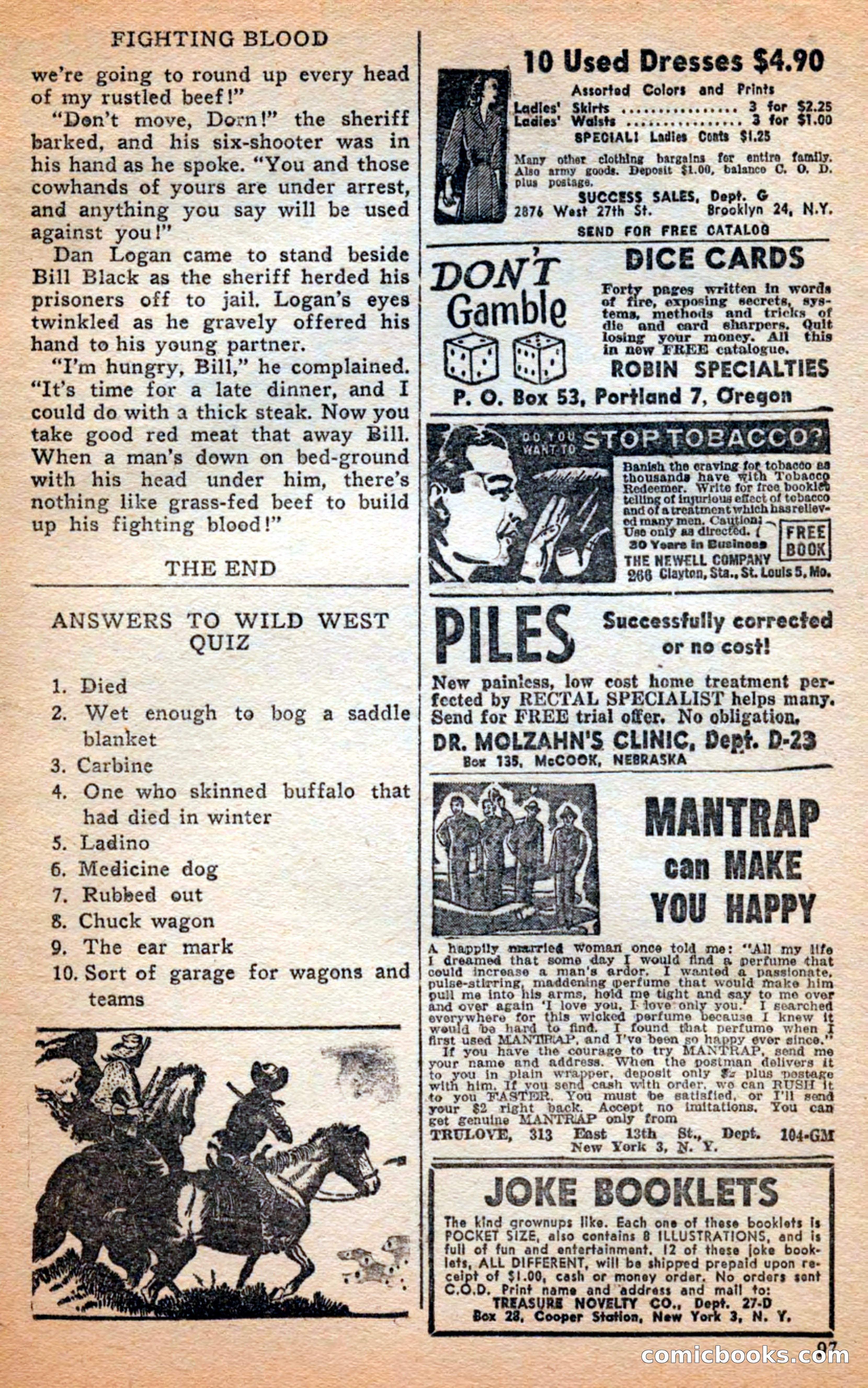 Famous Western, April 1948 — page 97 of 101