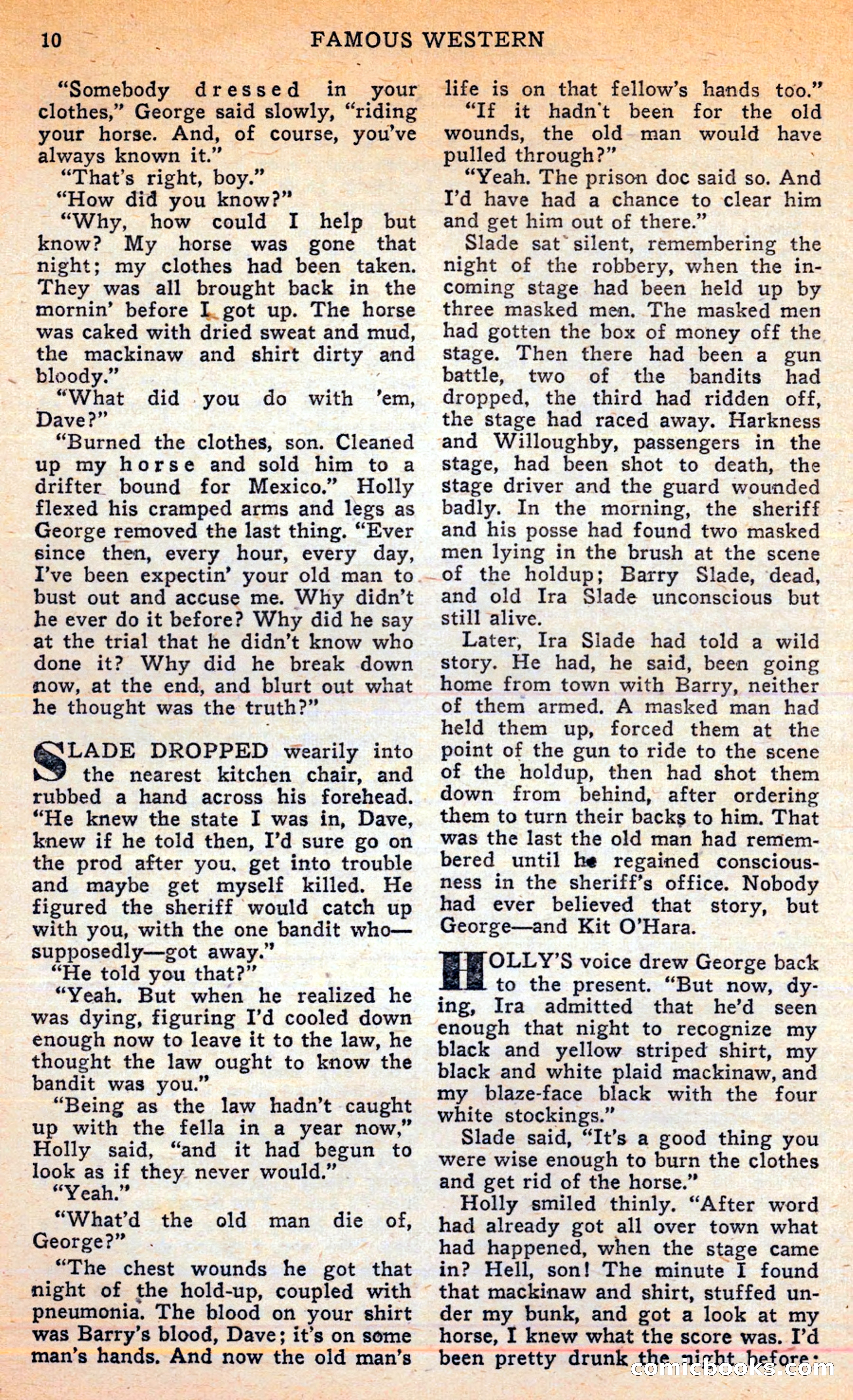 Famous Western, June 1949 — page 10 of 100