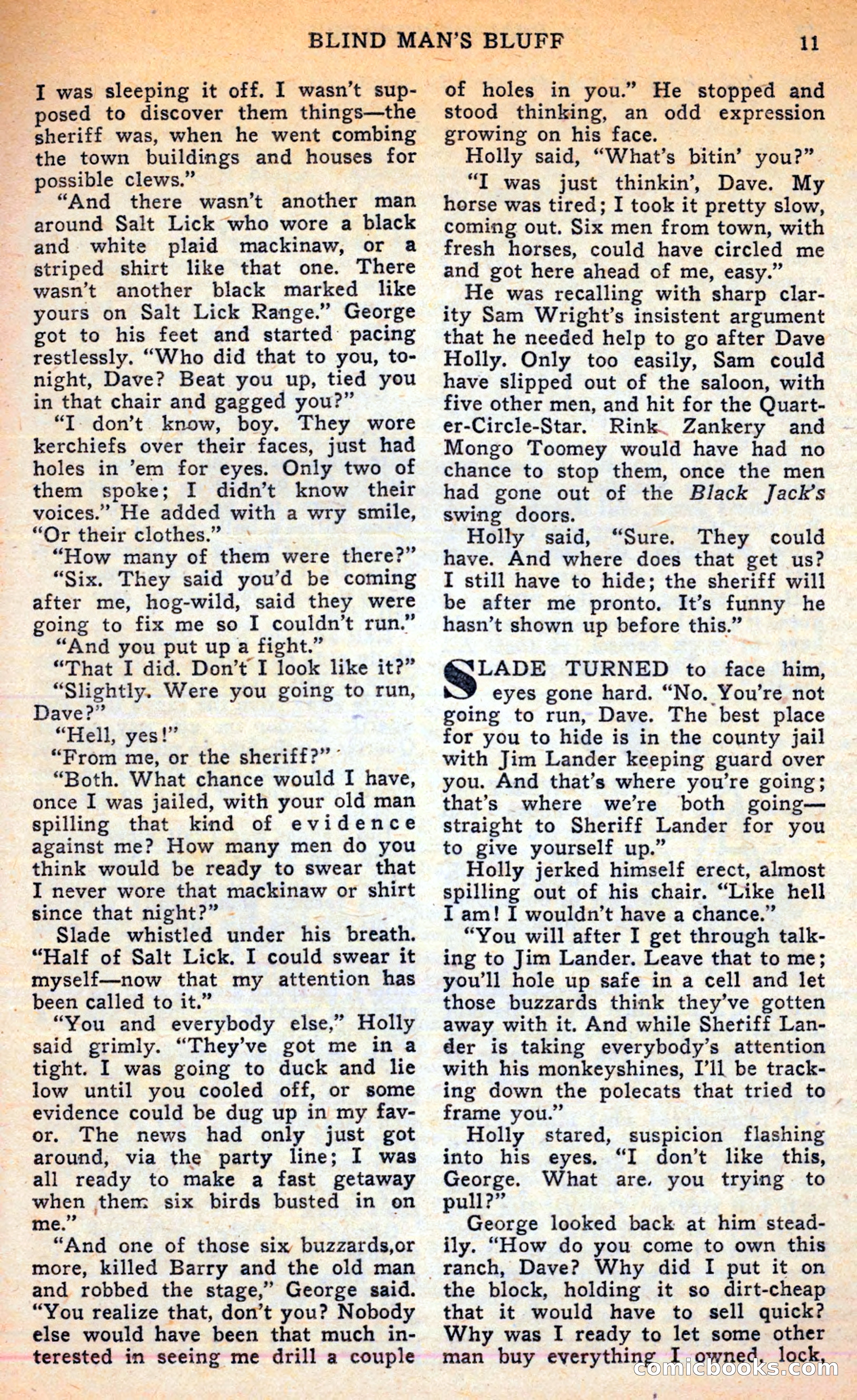 Famous Western, June 1949 — page 11 of 100