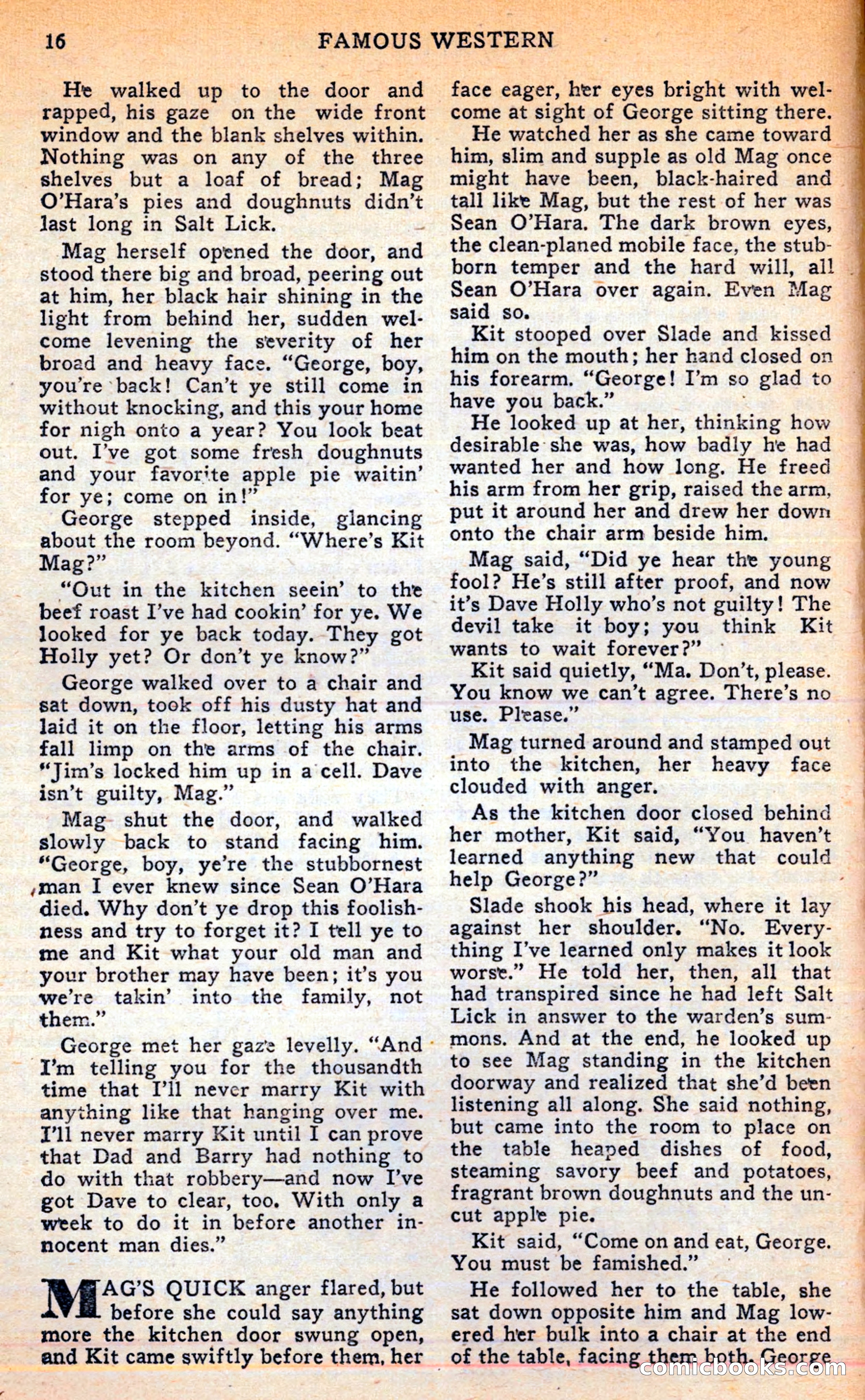 Famous Western, June 1949 — page 16 of 100