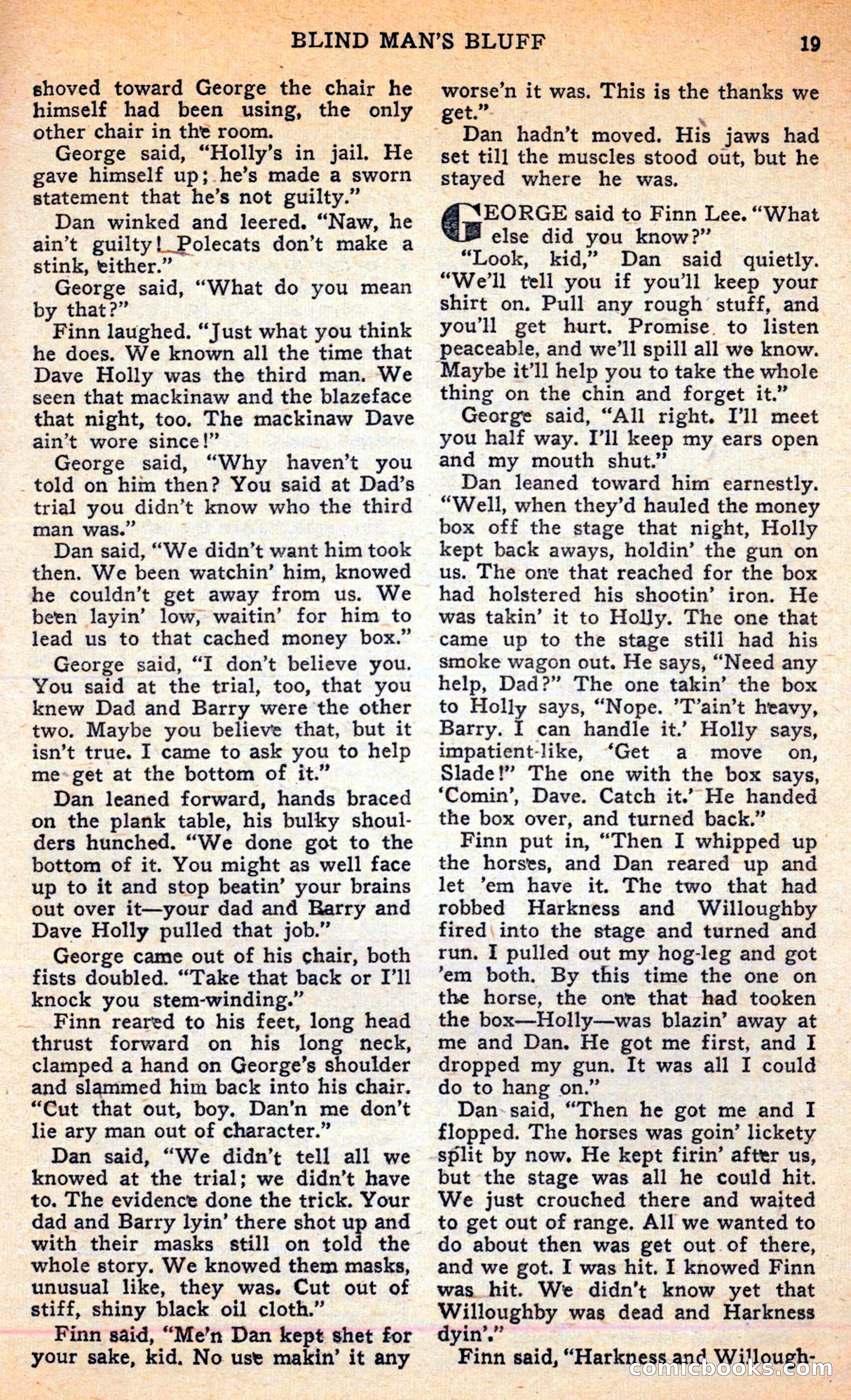 Famous Western, June 1949 — page 19 of 100