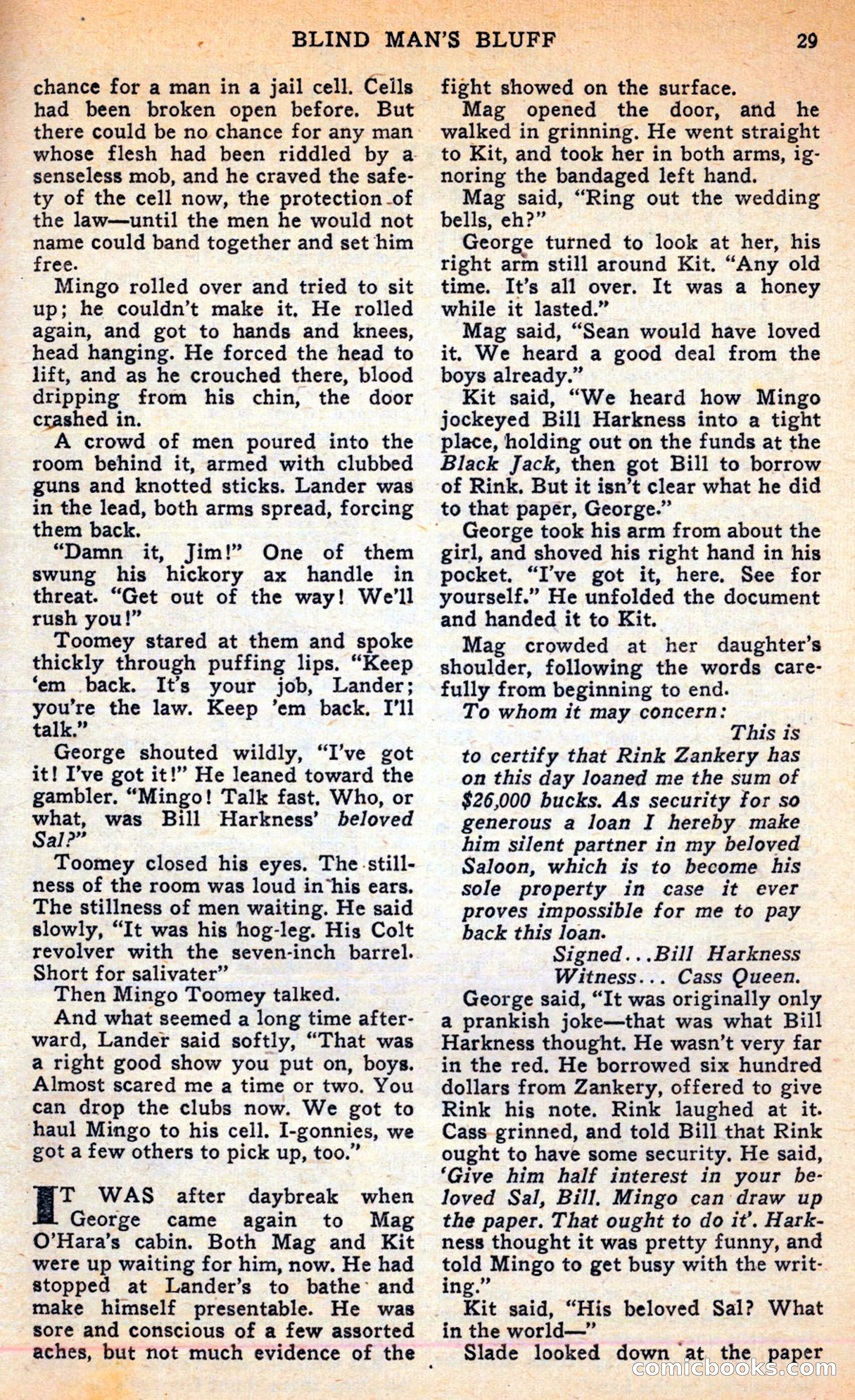 Famous Western, June 1949 — page 29 of 100