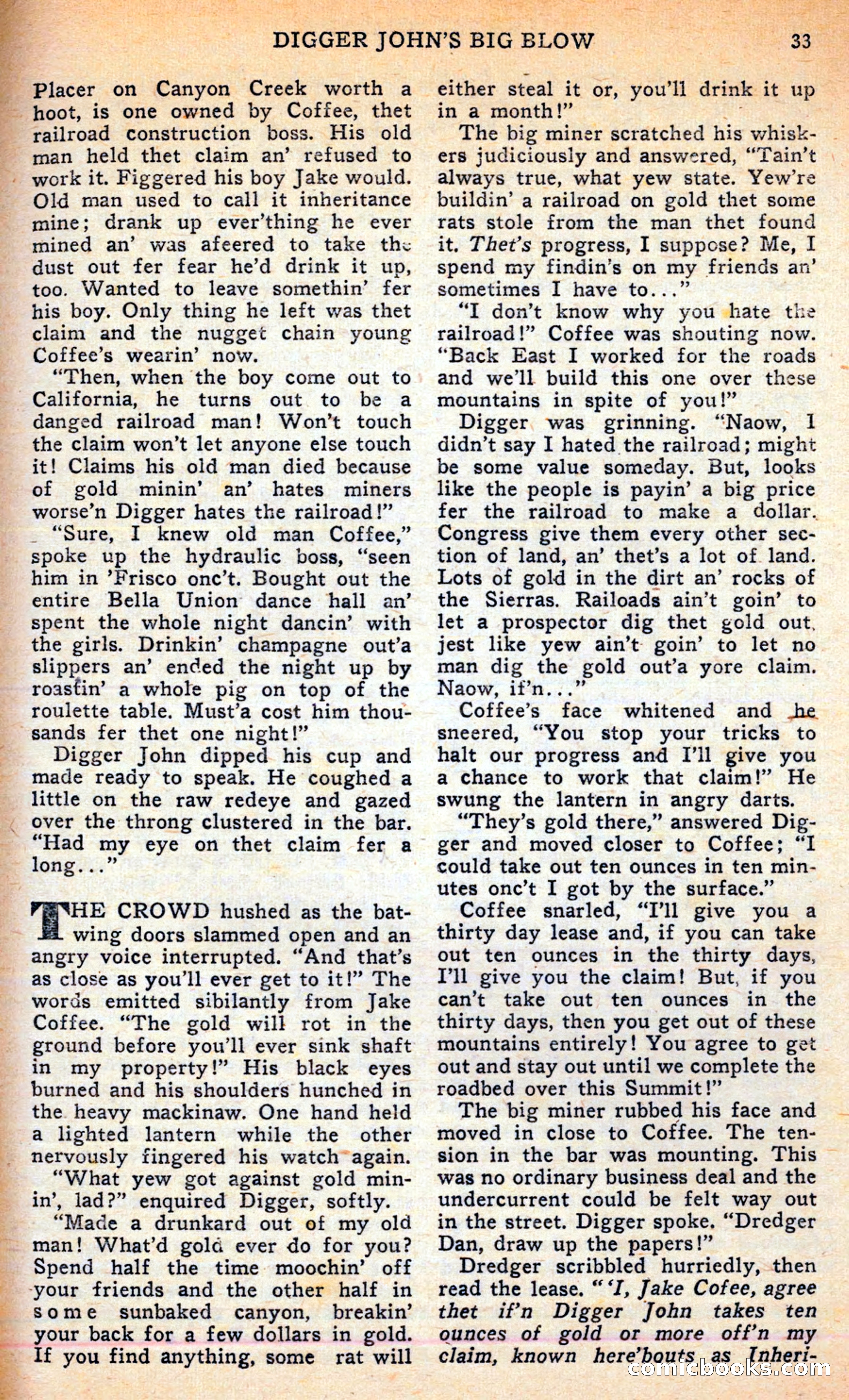 Famous Western, June 1949 — page 33 of 100