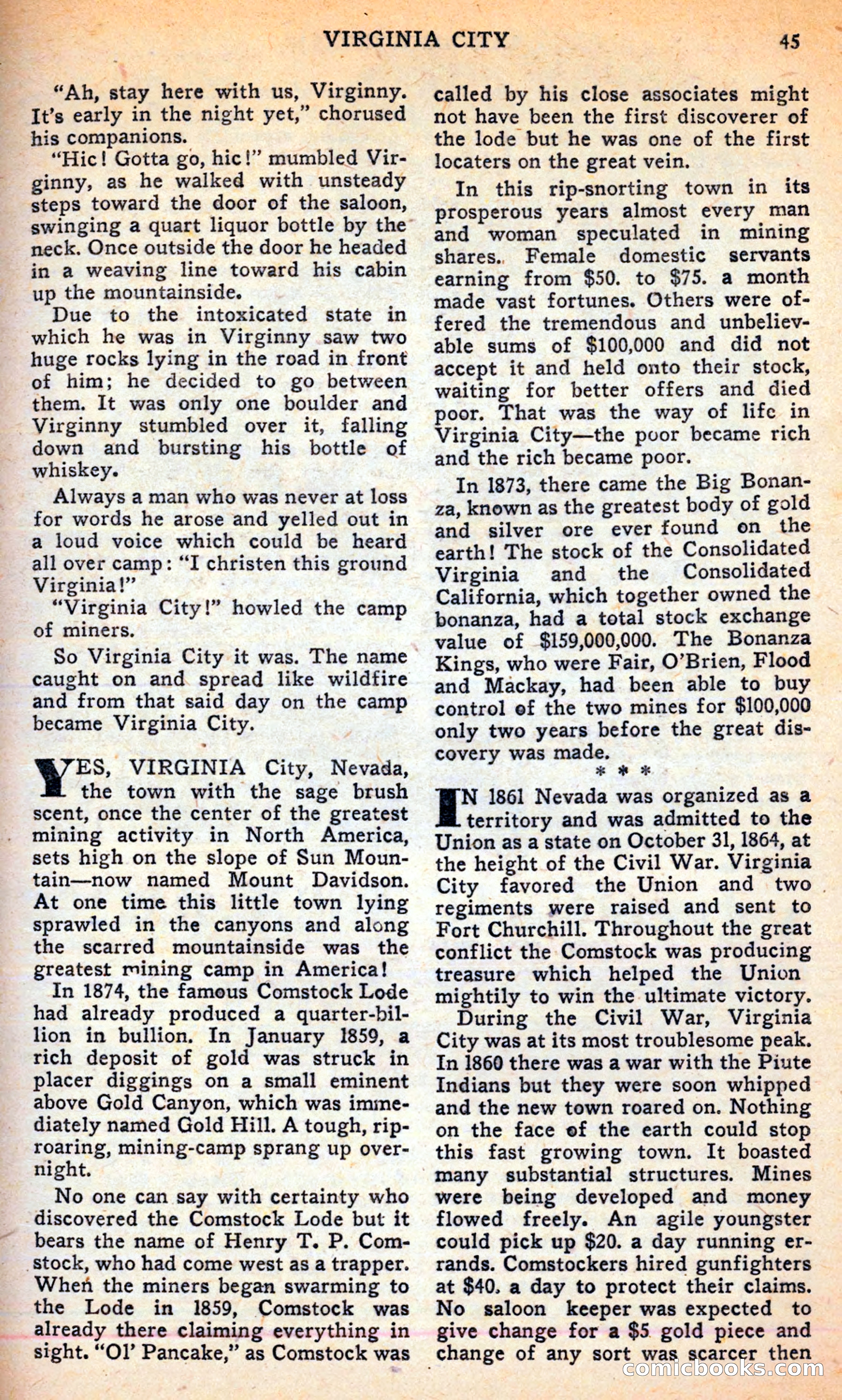 Famous Western, June 1949 — page 45 of 100