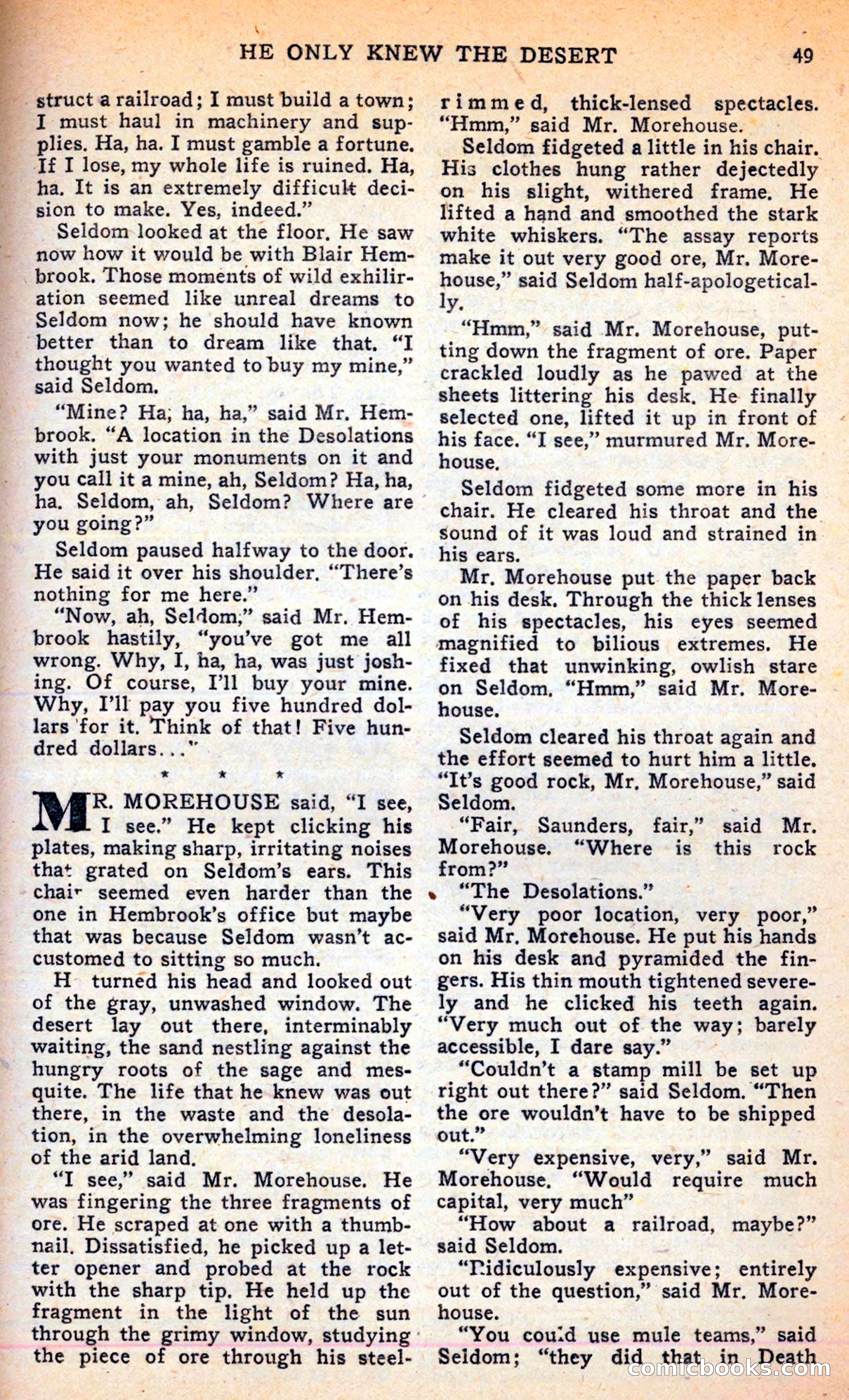 Famous Western, June 1949 — page 49 of 100