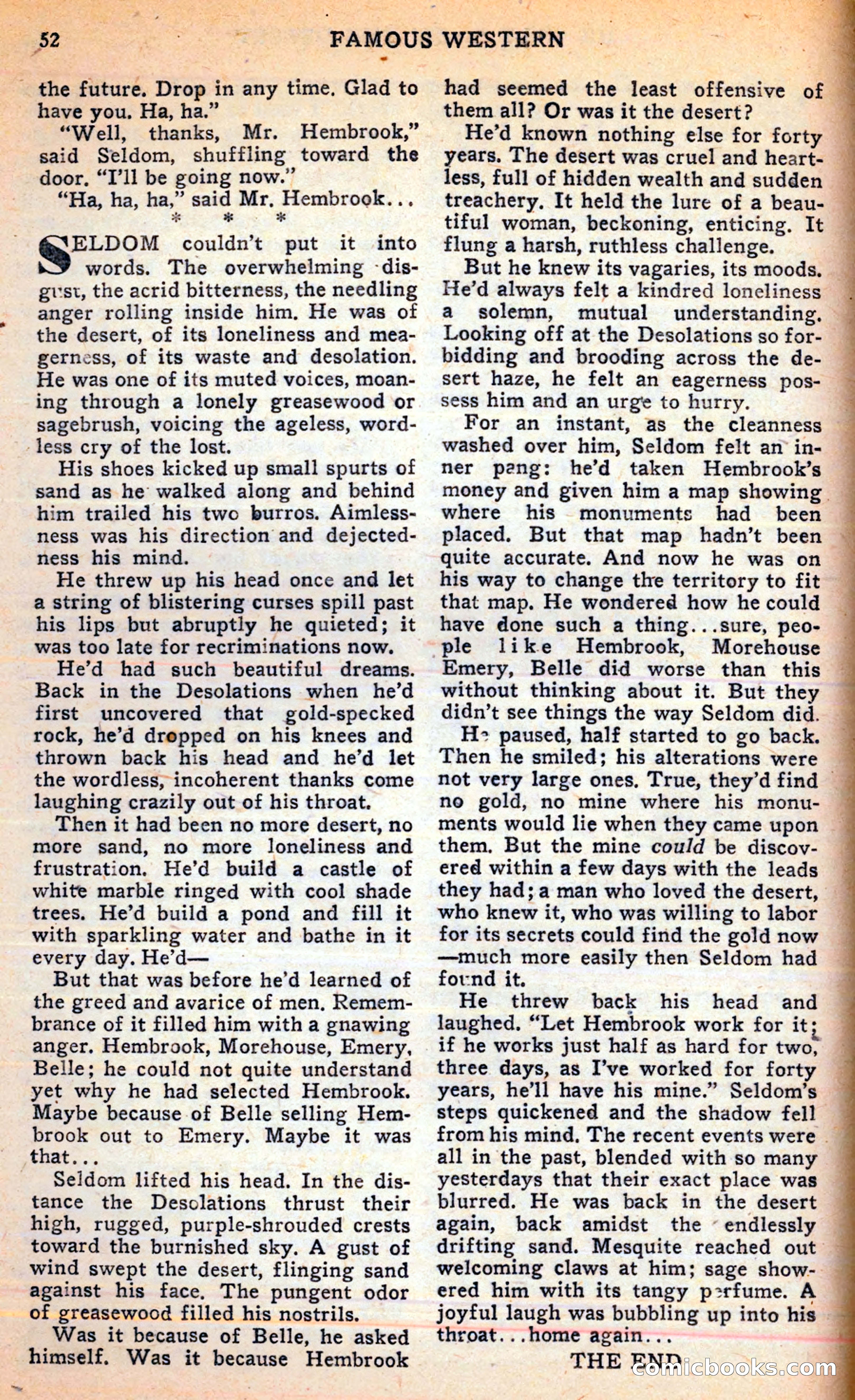 Famous Western, June 1949 — page 52 of 100