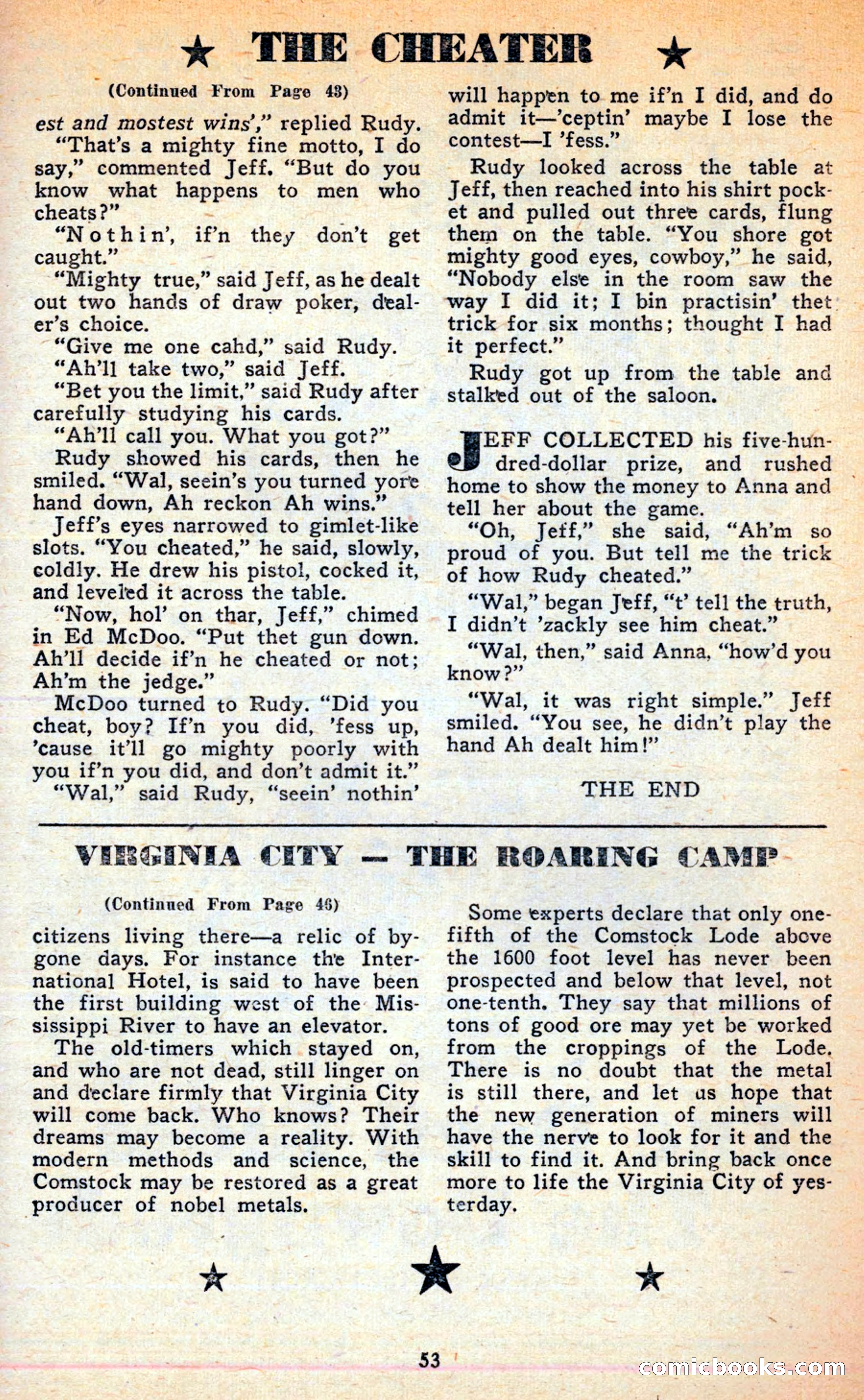 Famous Western, June 1949 — page 53 of 100