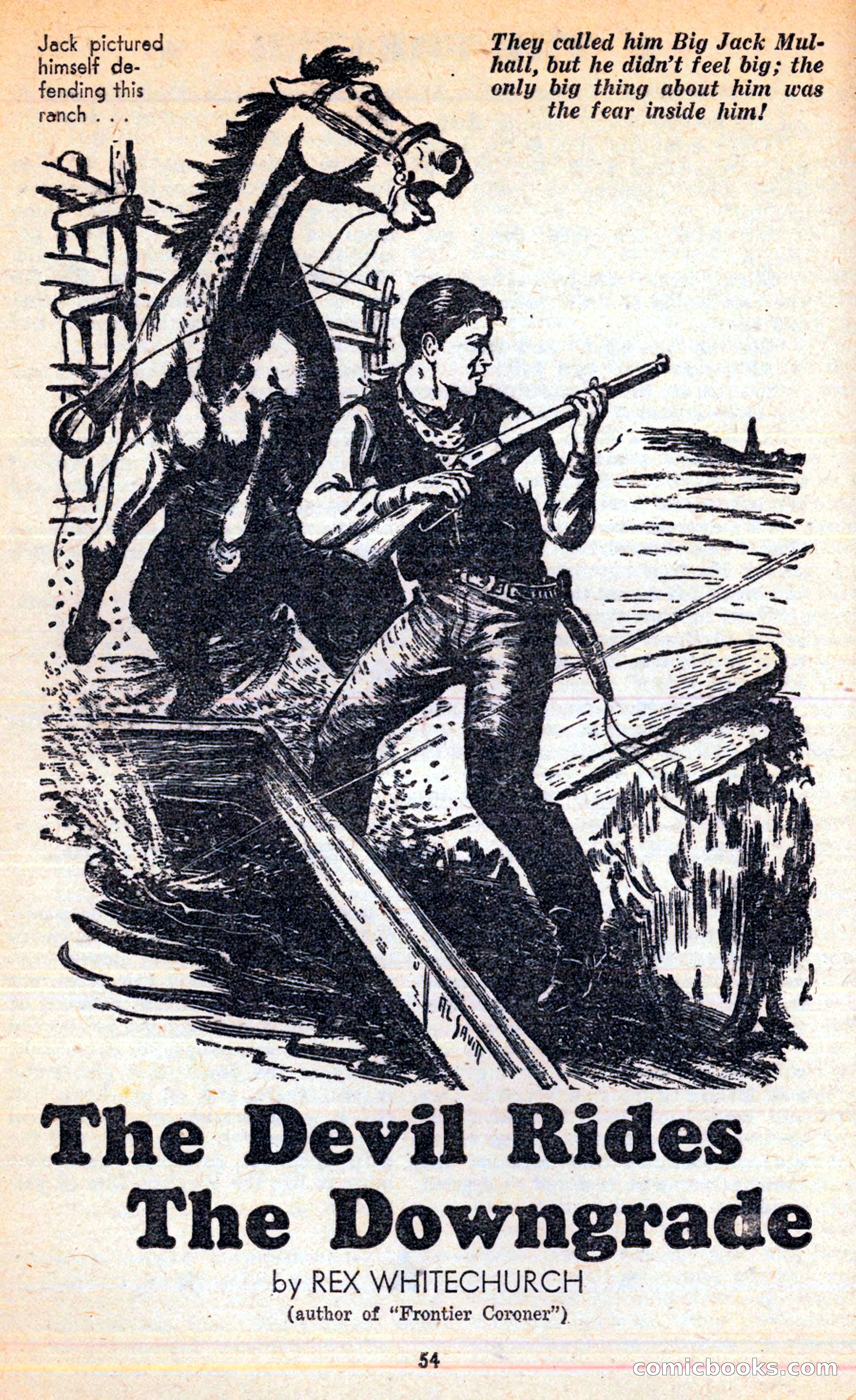 Famous Western, June 1949 — page 54 of 100