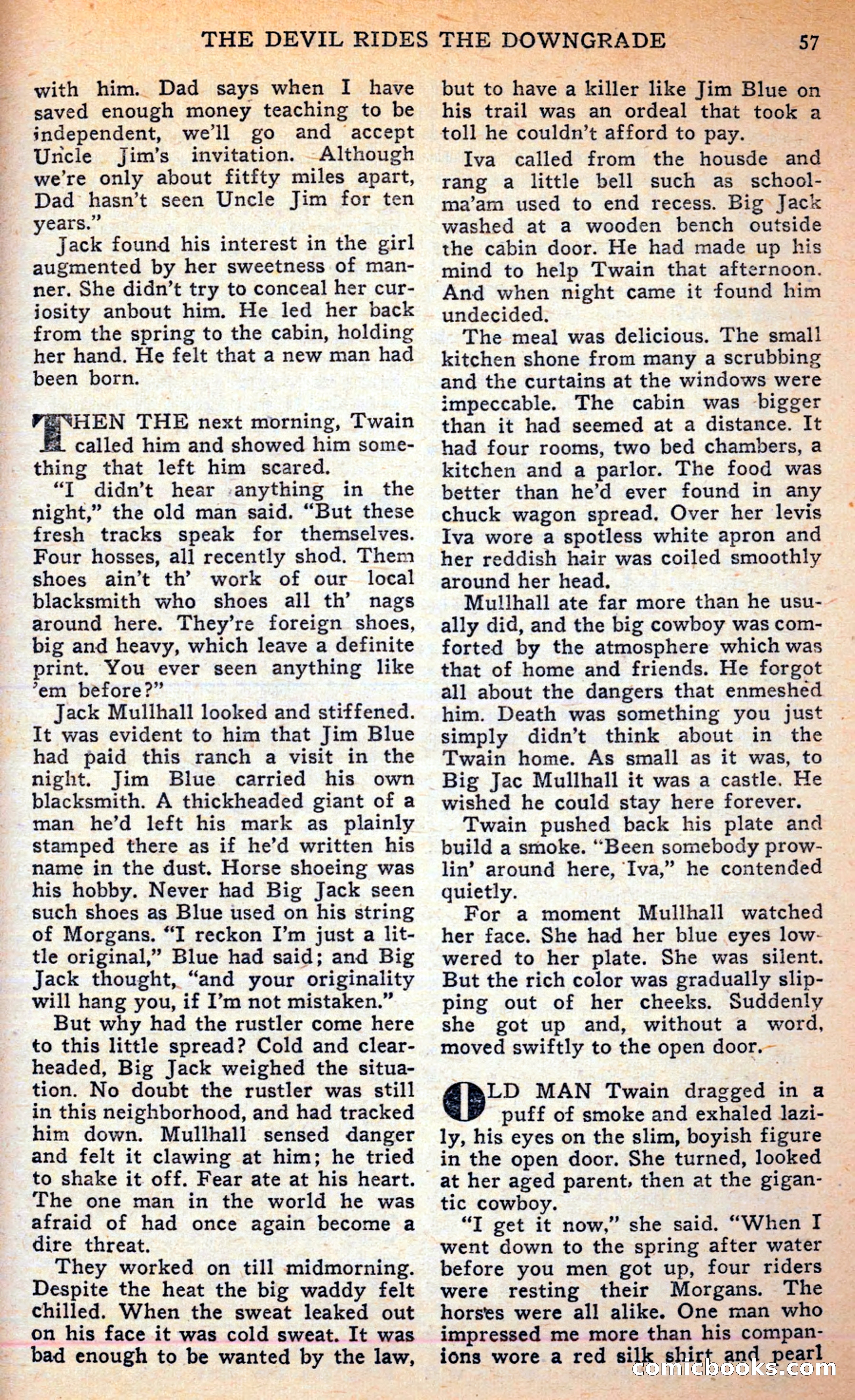 Famous Western, June 1949 — page 57 of 100