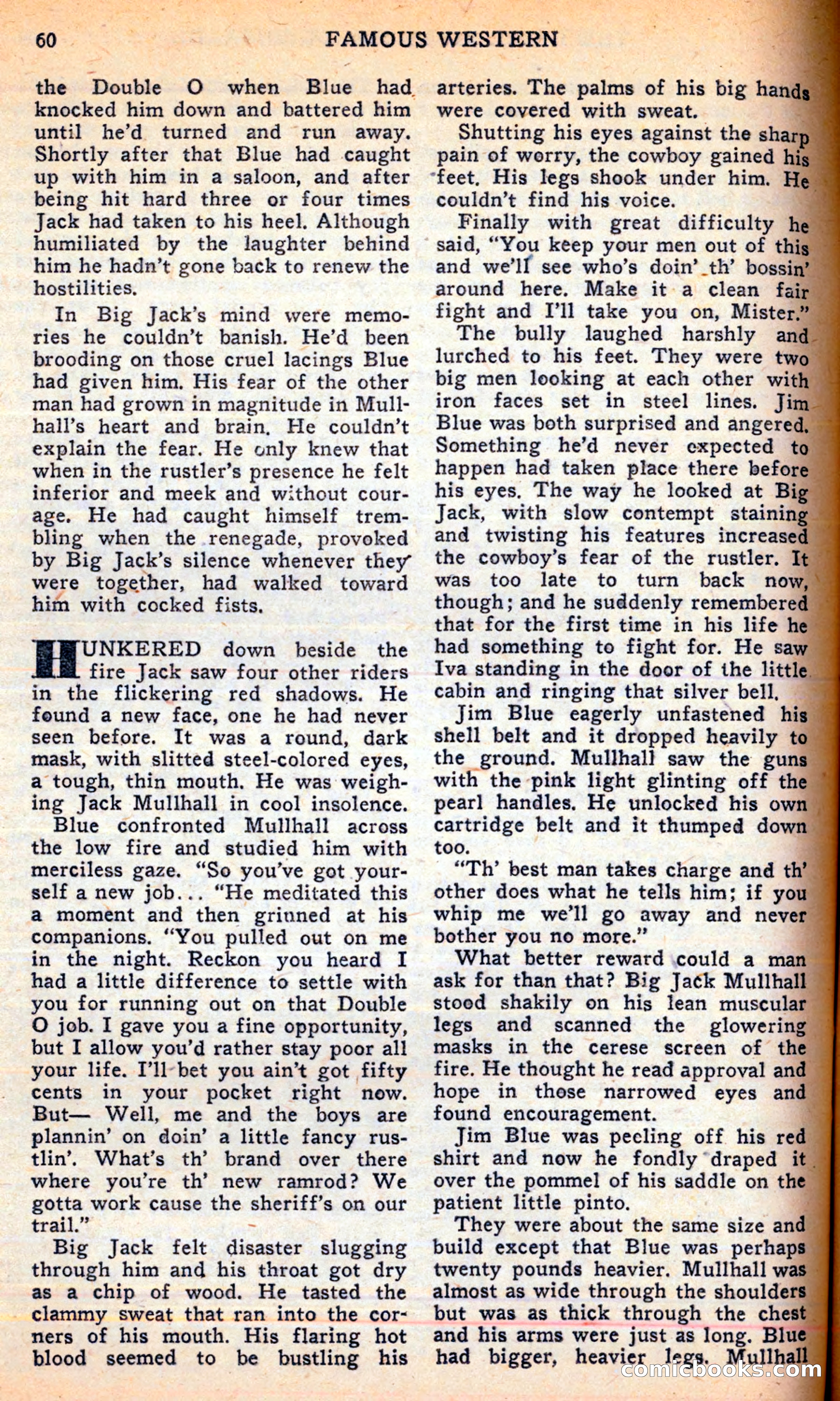 Famous Western, June 1949 — page 60 of 100