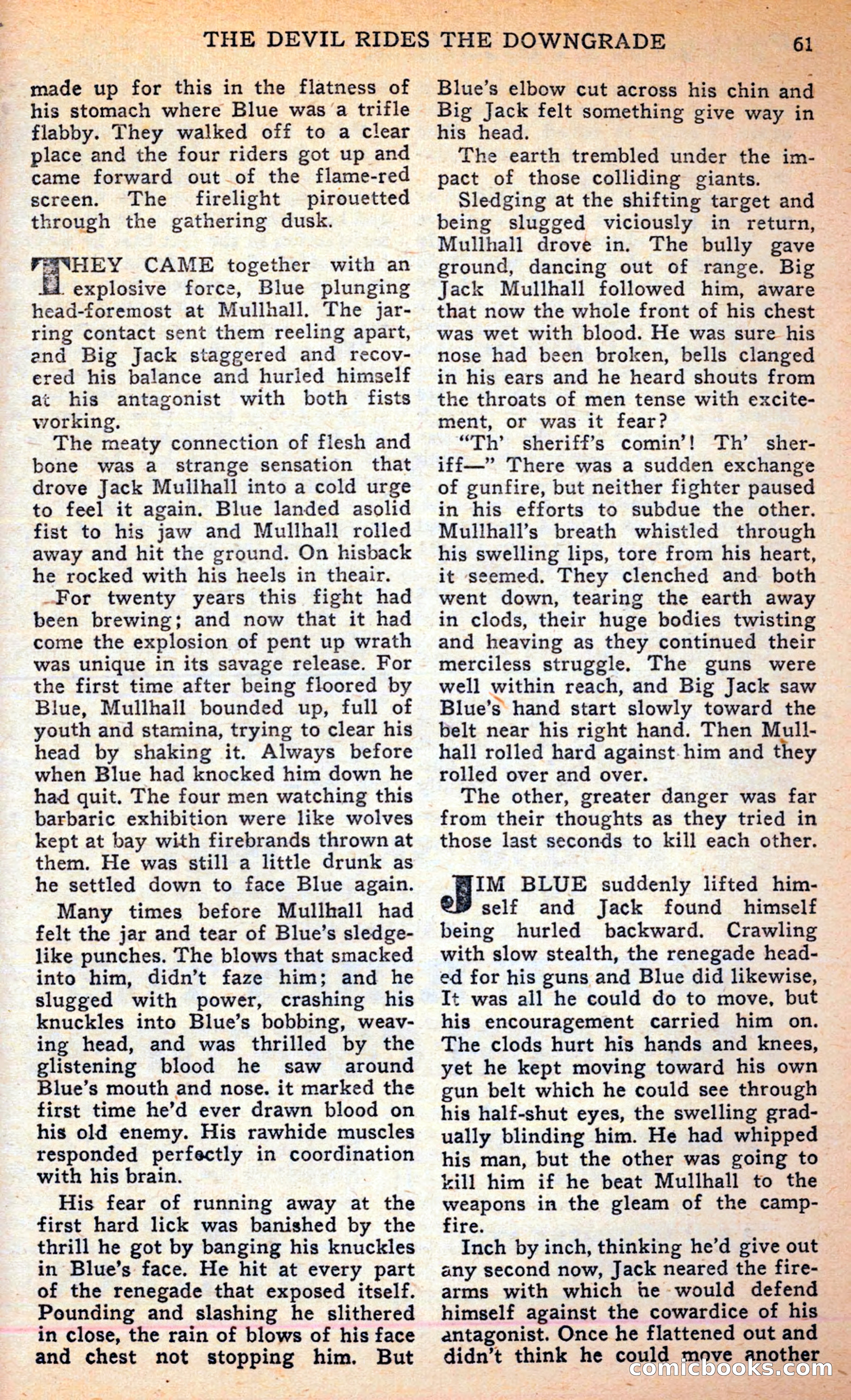 Famous Western, June 1949 — page 61 of 100