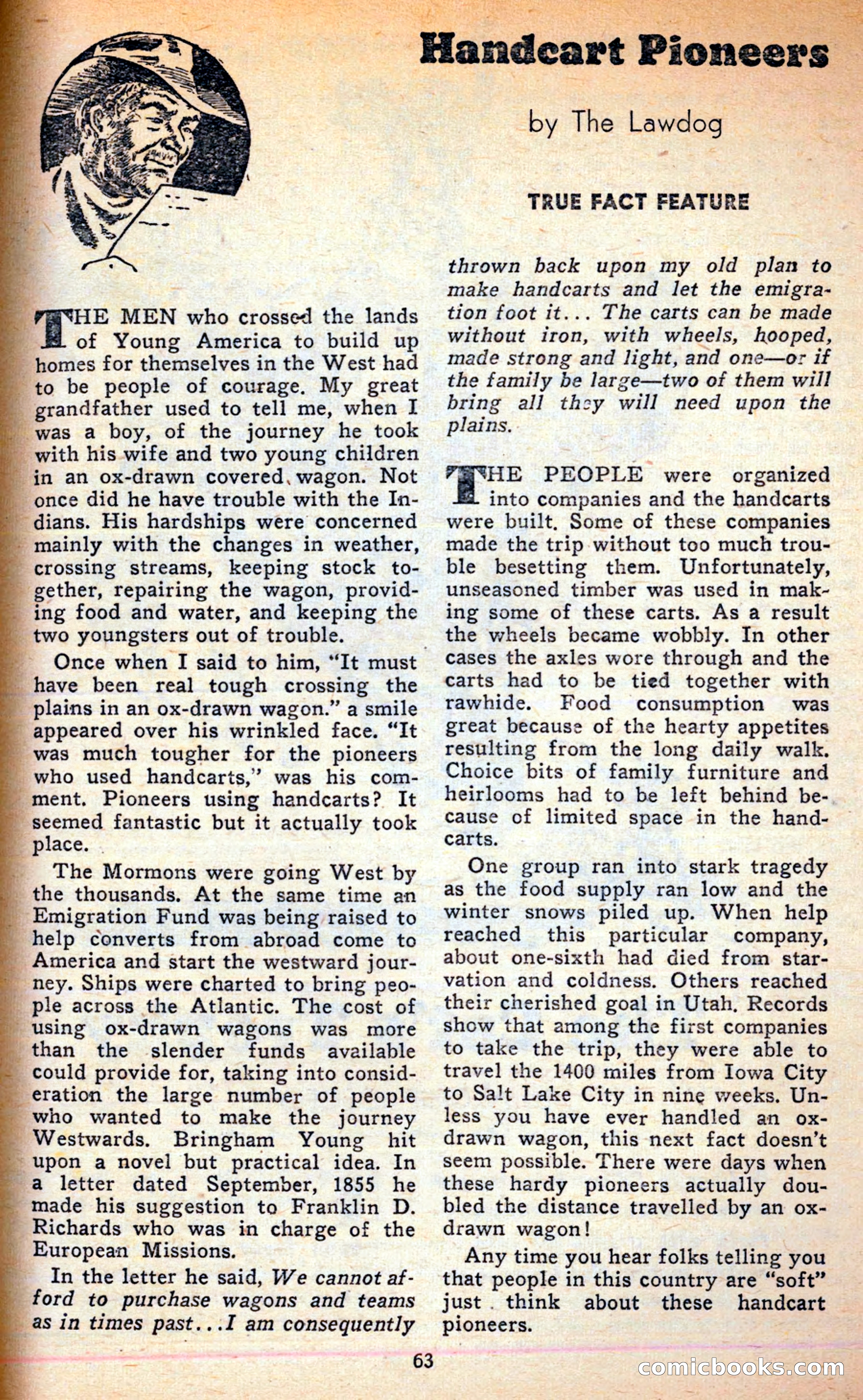 Famous Western, June 1949 — page 63 of 100