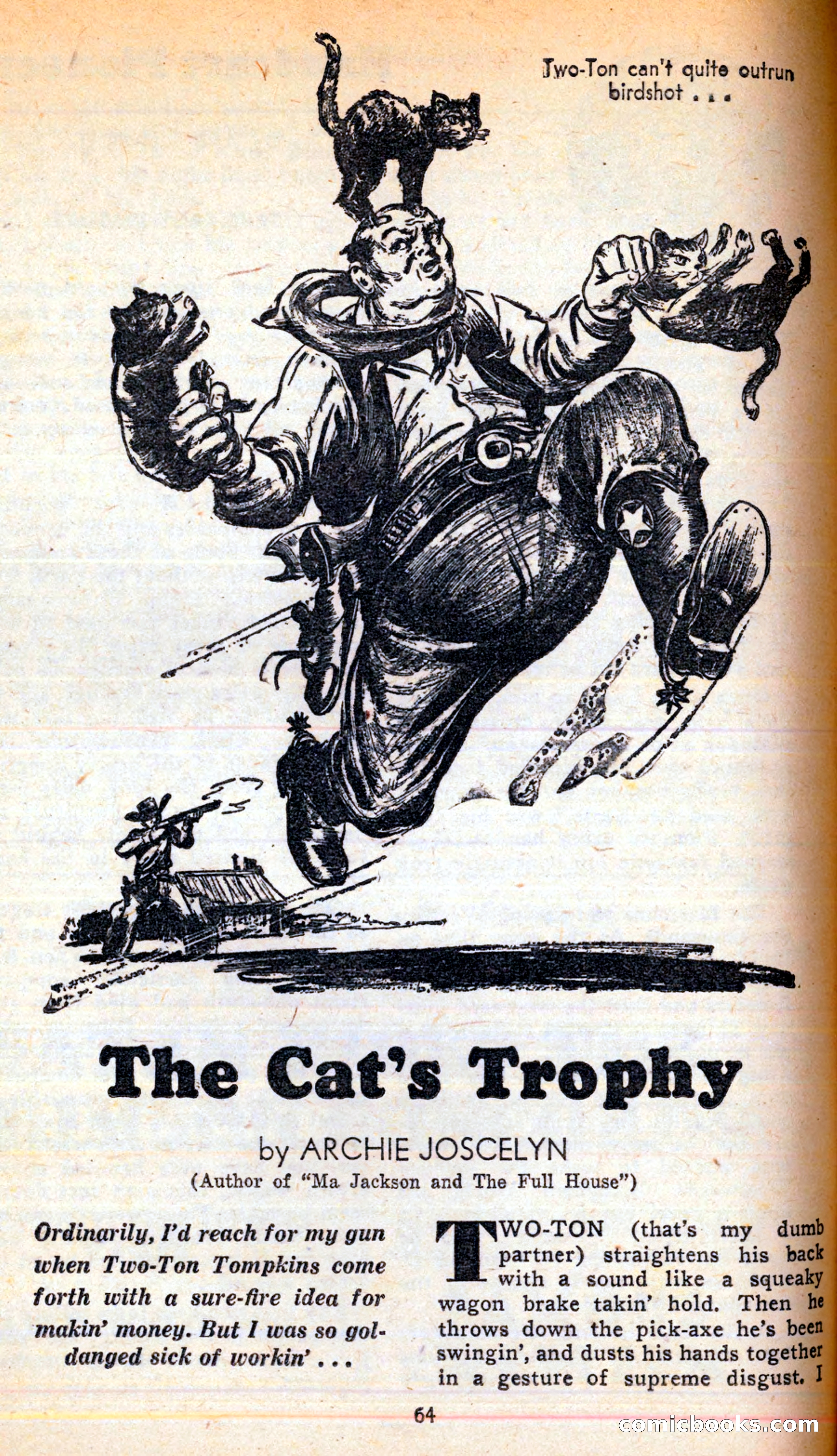 Famous Western, June 1949 — page 64 of 100