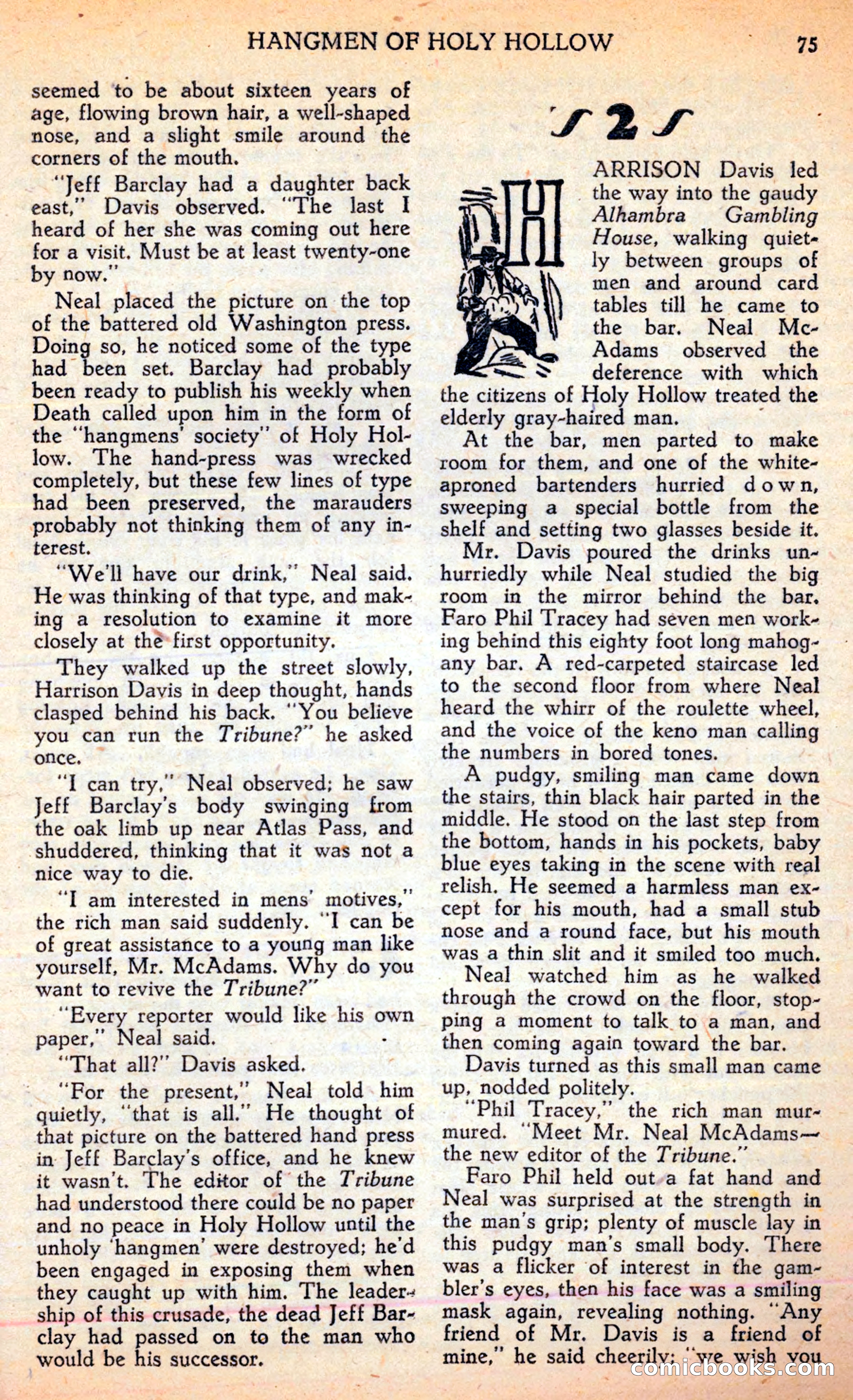 Famous Western, June 1949 — page 75 of 100