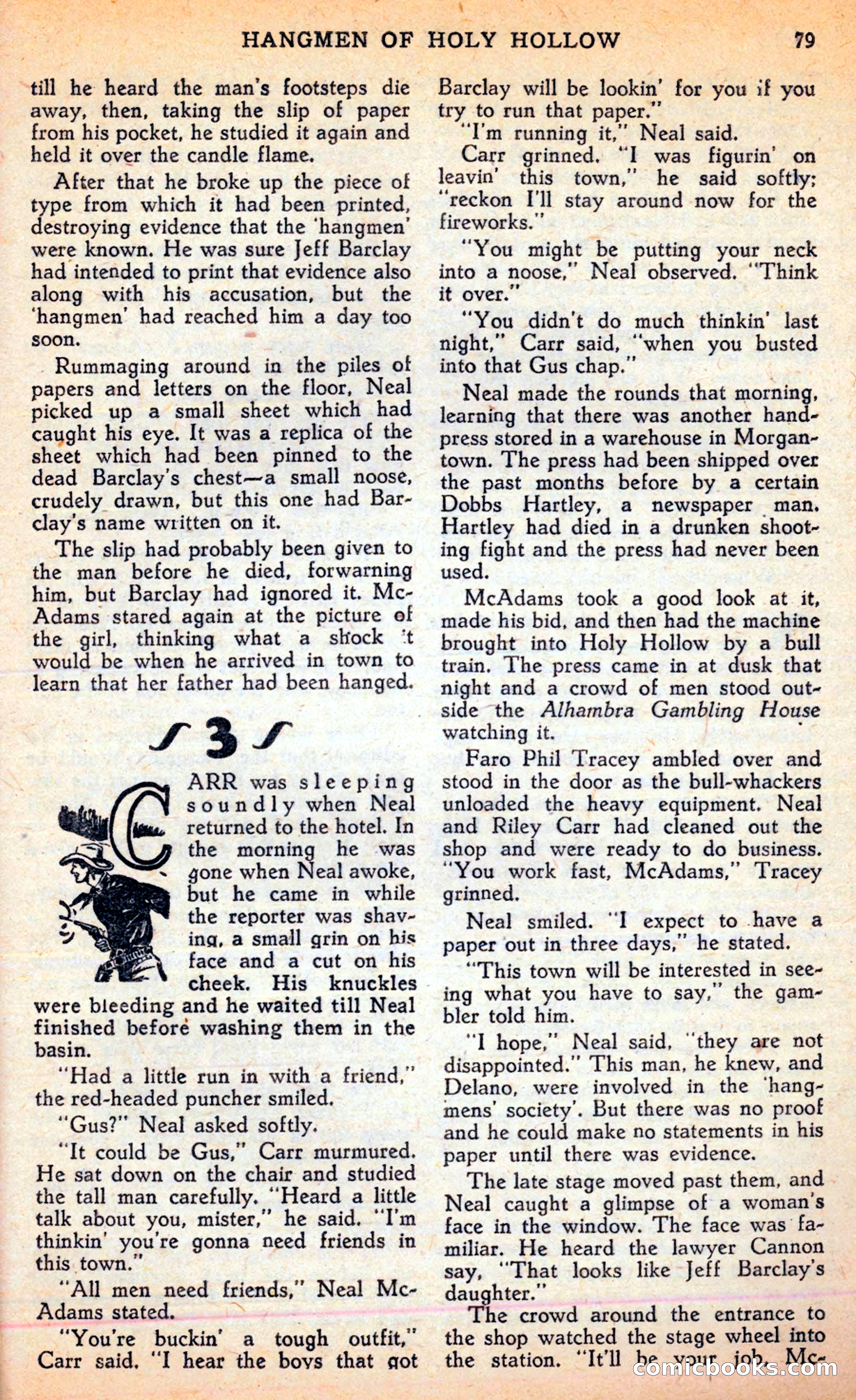 Famous Western, June 1949 — page 79 of 100