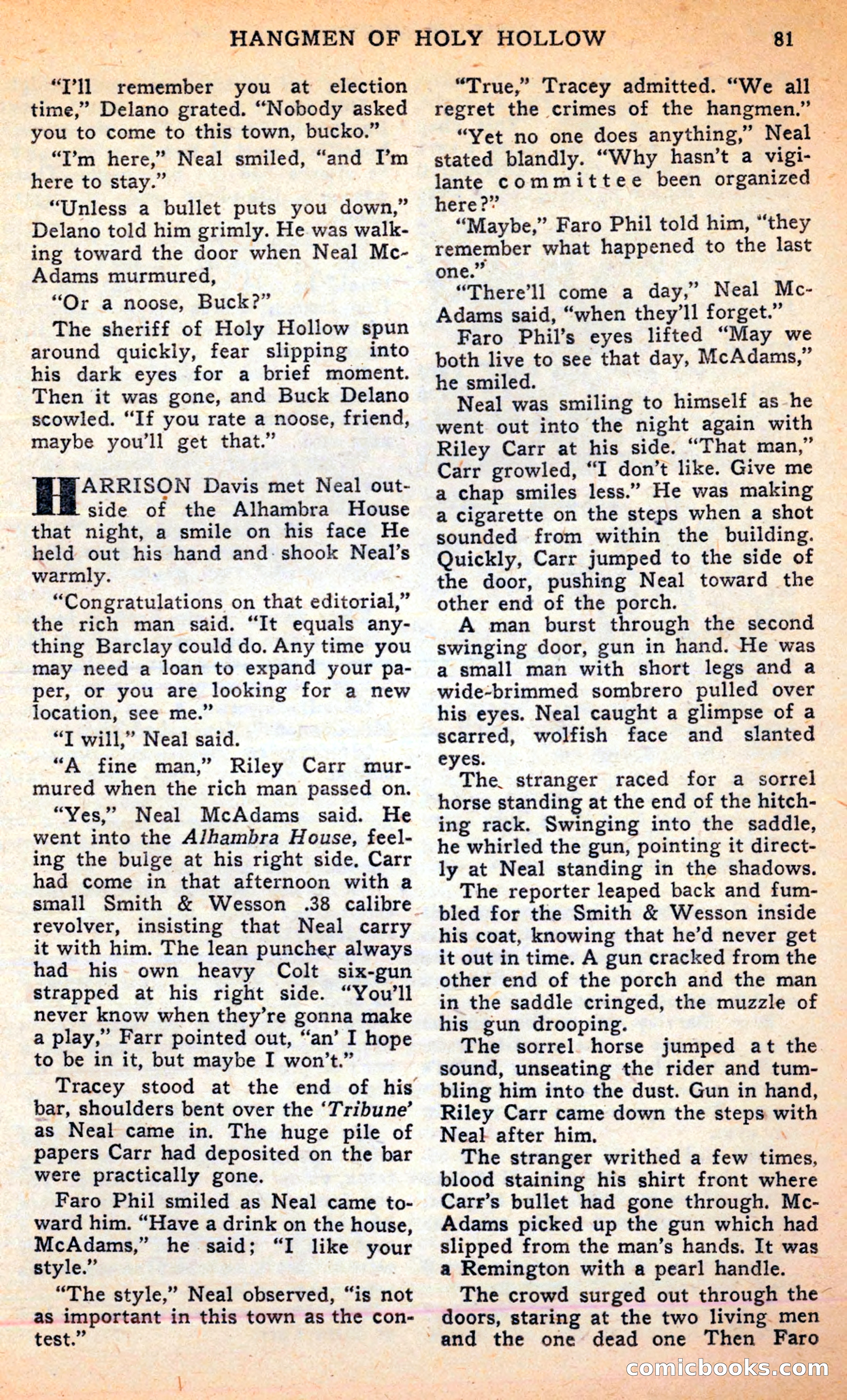 Famous Western, June 1949 — page 81 of 100