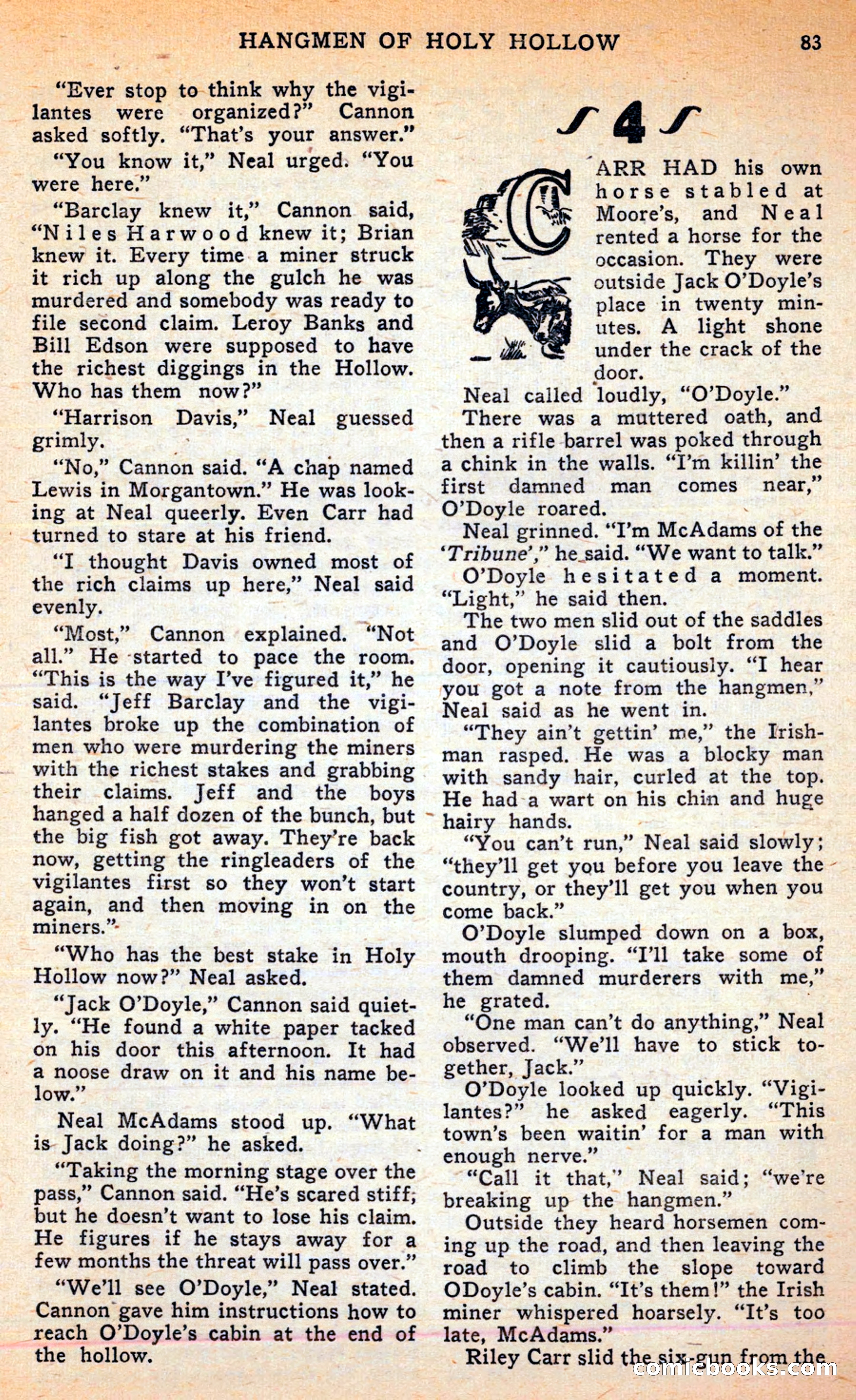 Famous Western, June 1949 — page 83 of 100
