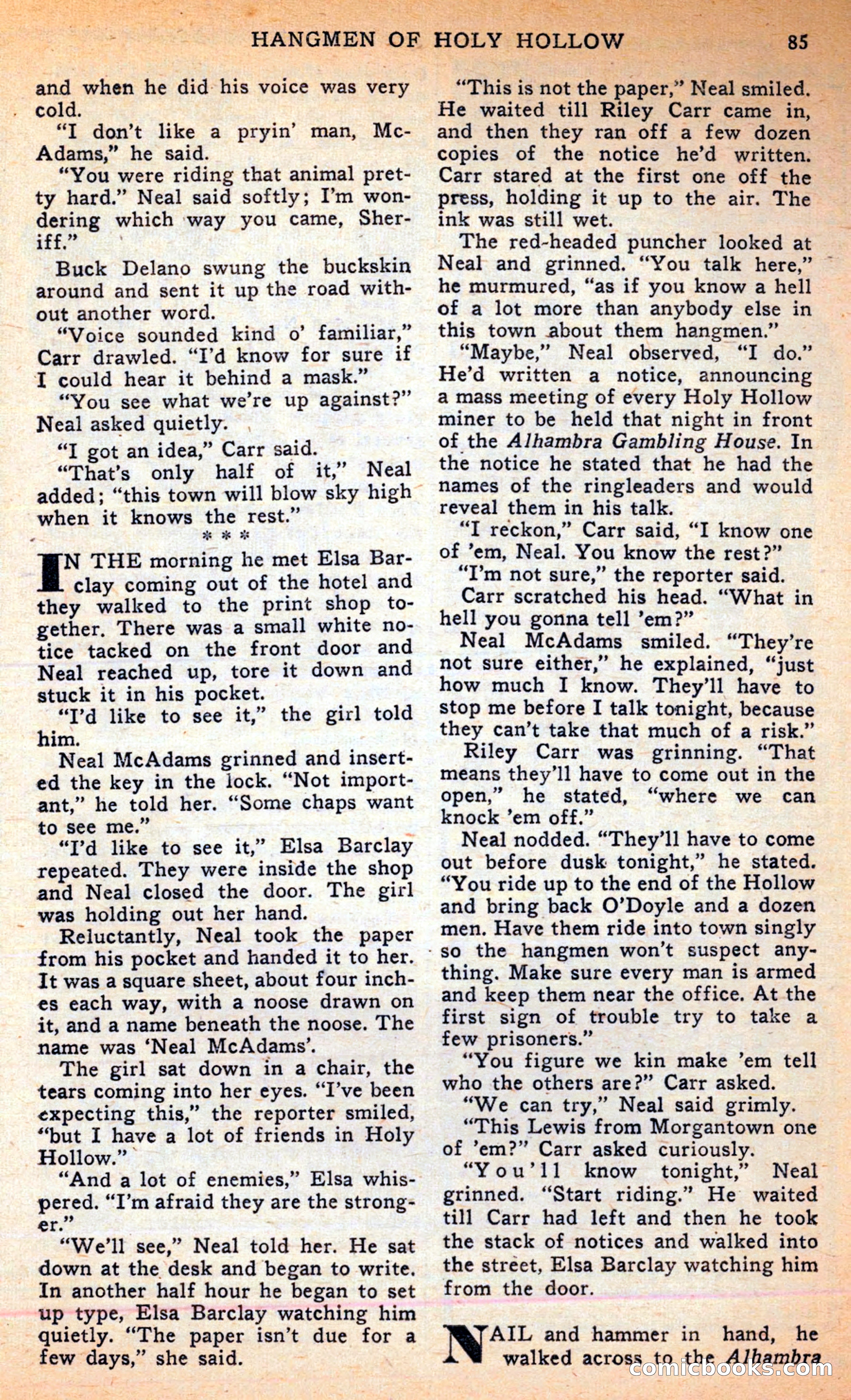 Famous Western, June 1949 — page 85 of 100