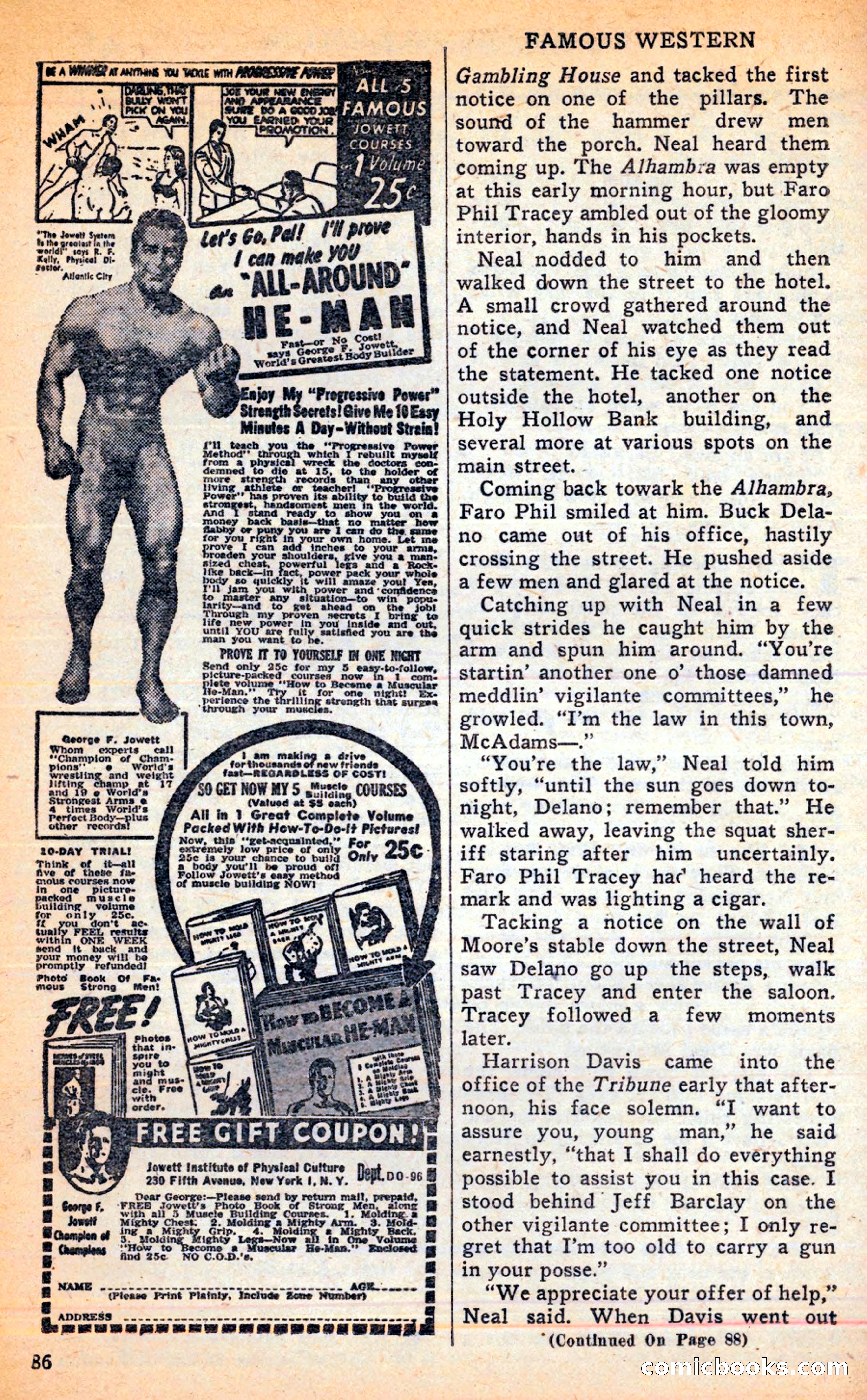 Famous Western, June 1949 — page 86 of 100