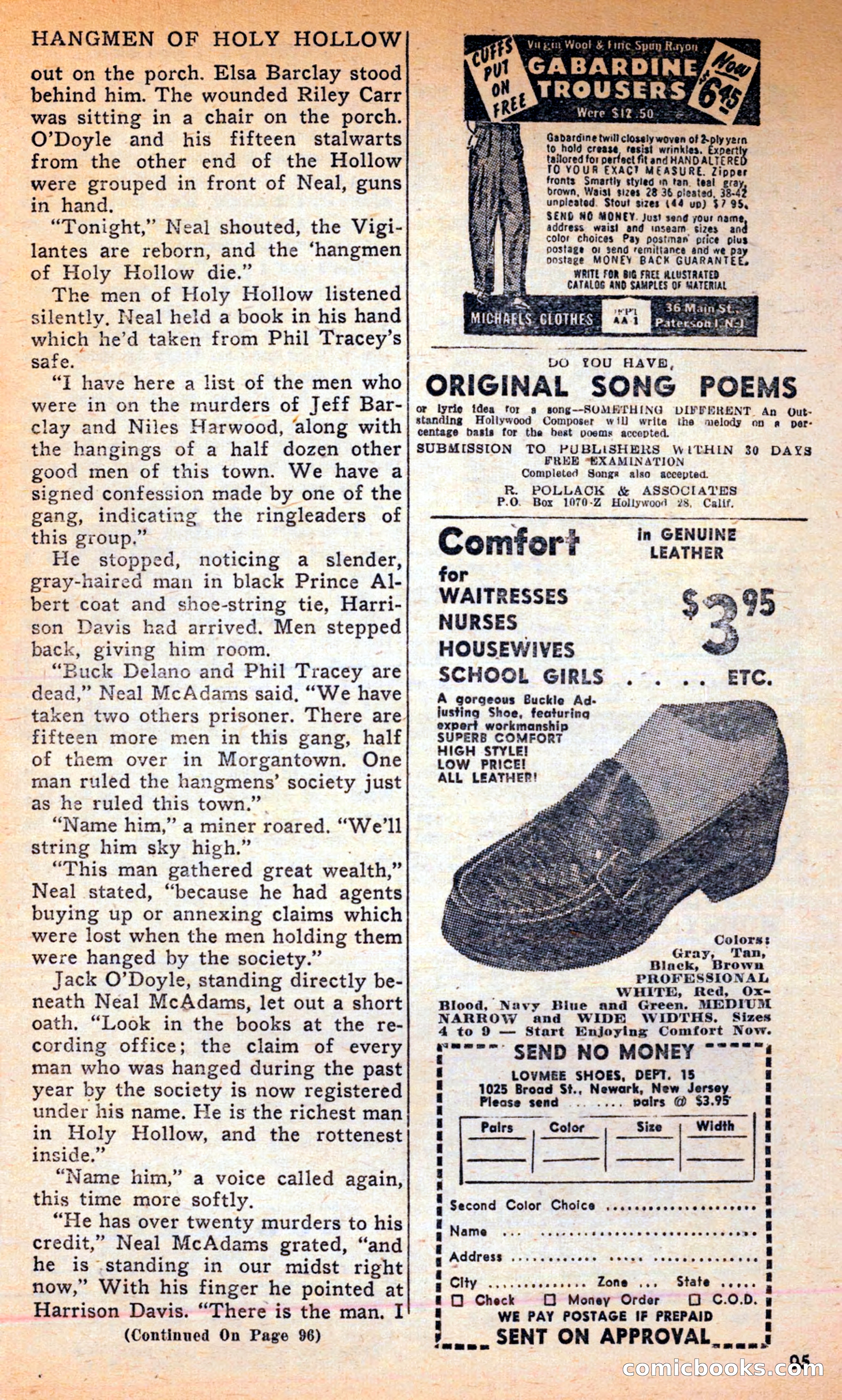 Famous Western, June 1949 — page 95 of 100