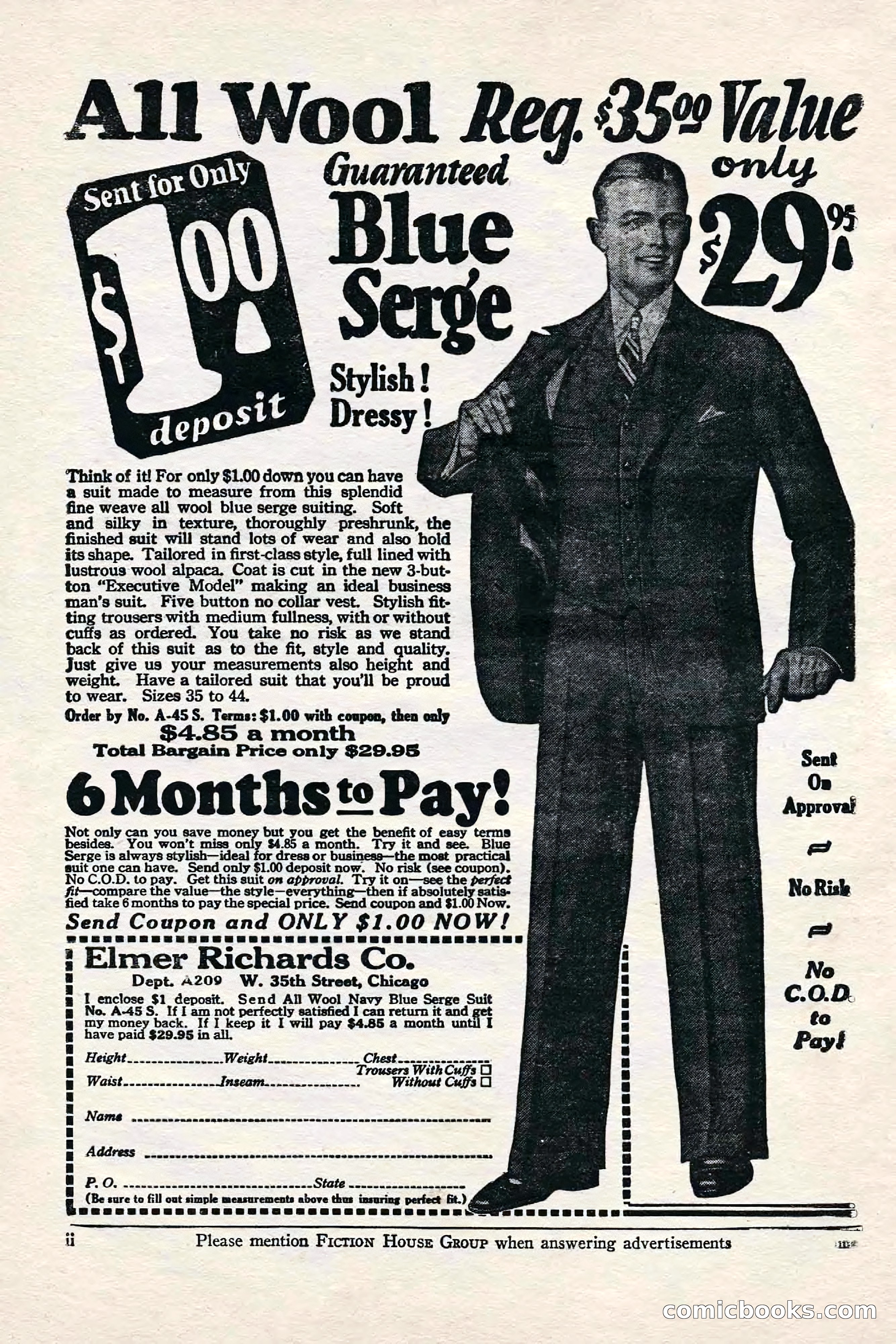 Fight Stories, June 1928 — page 4 of 132