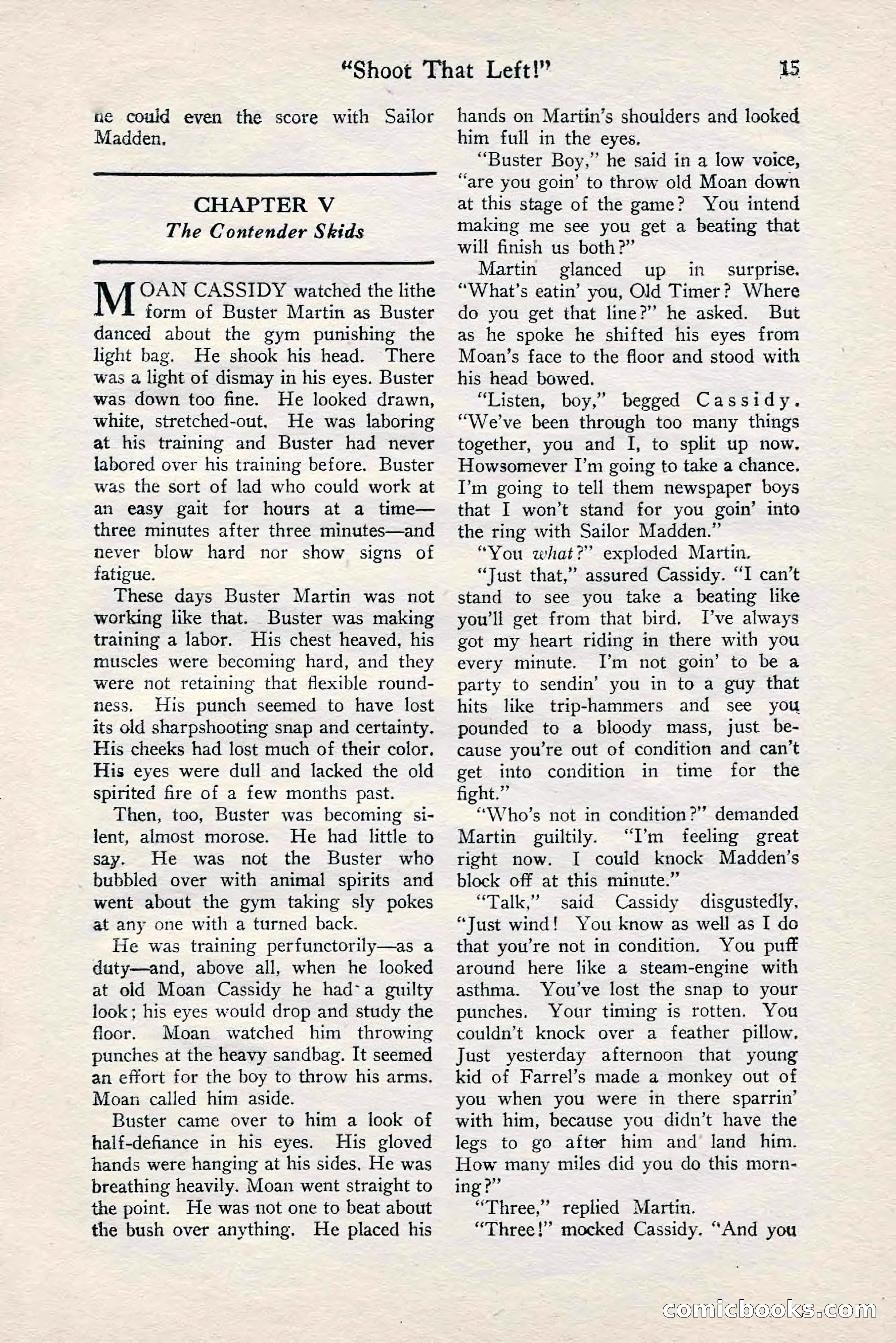 Fight Stories, June 1928 — page 17 of 132