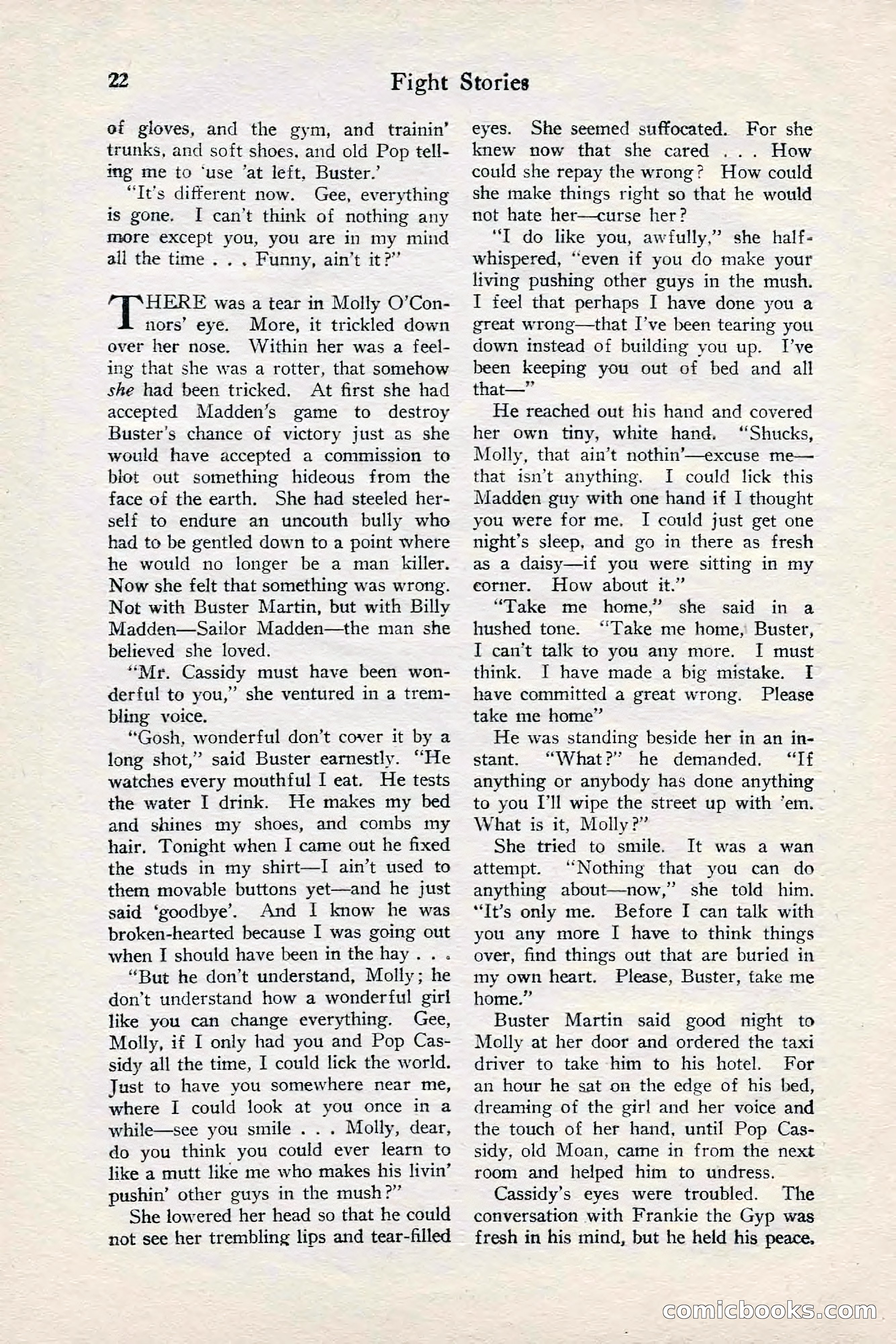 Fight Stories, June 1928 — page 24 of 132