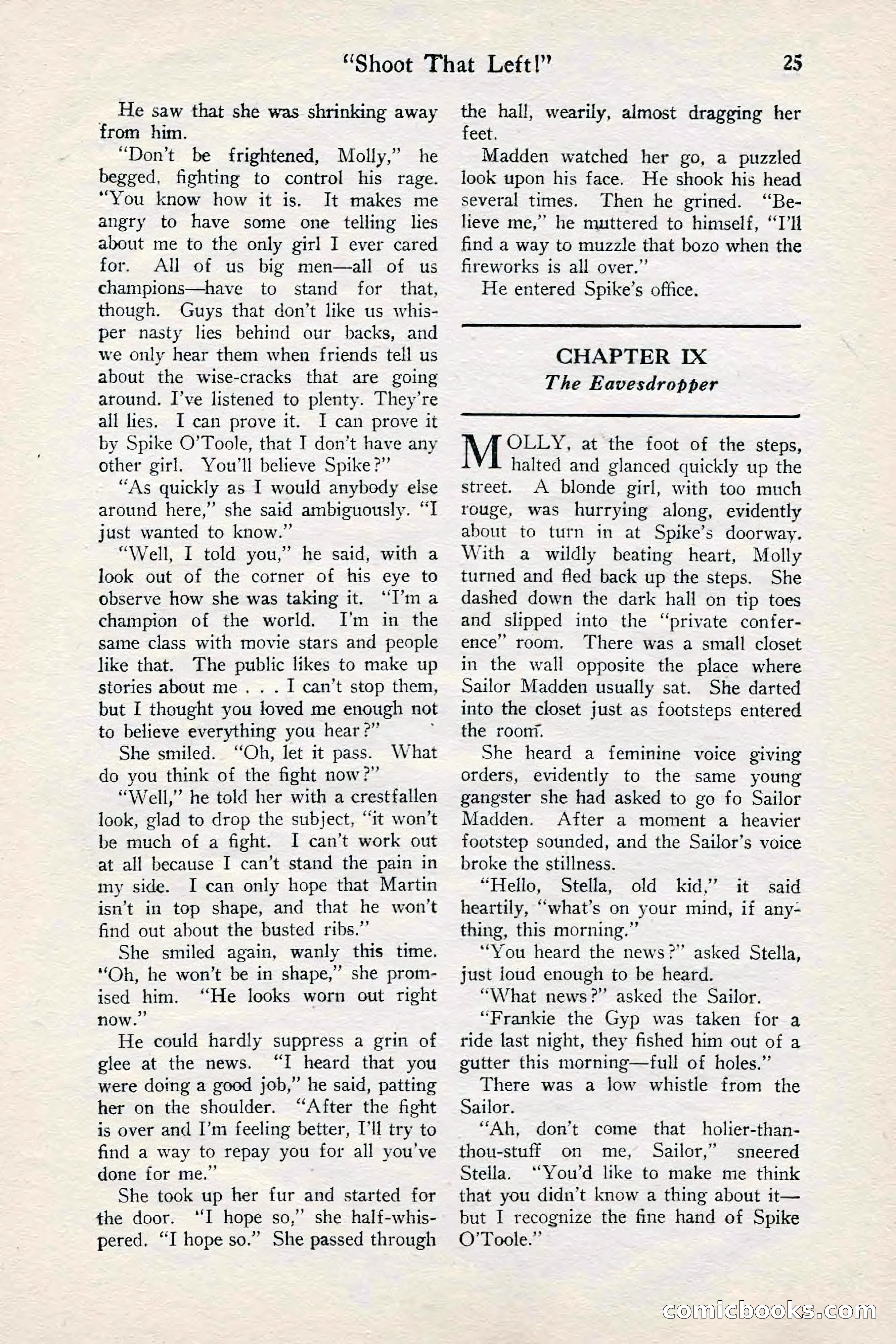 Fight Stories, June 1928 — page 27 of 132