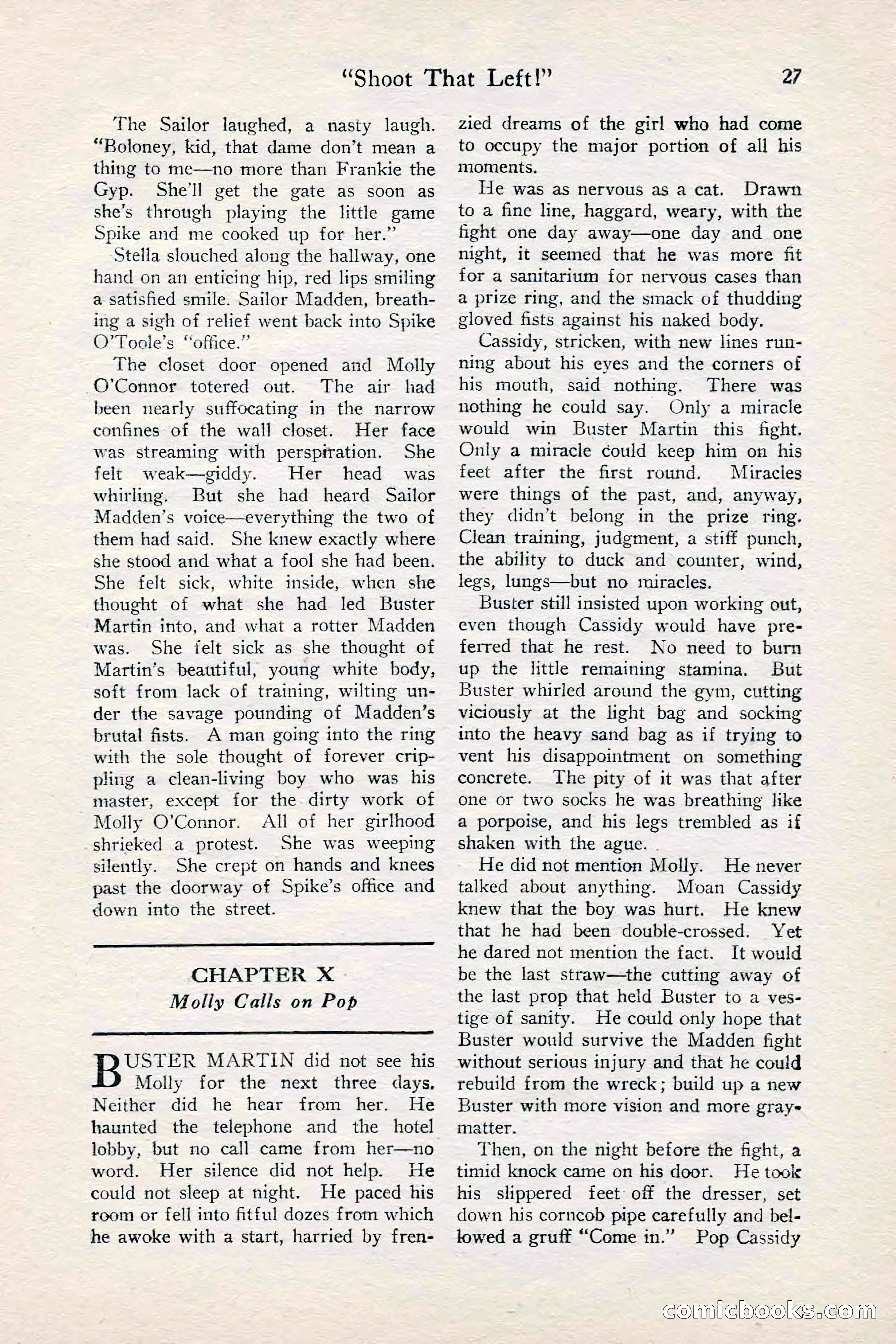 Fight Stories, June 1928 — page 29 of 132