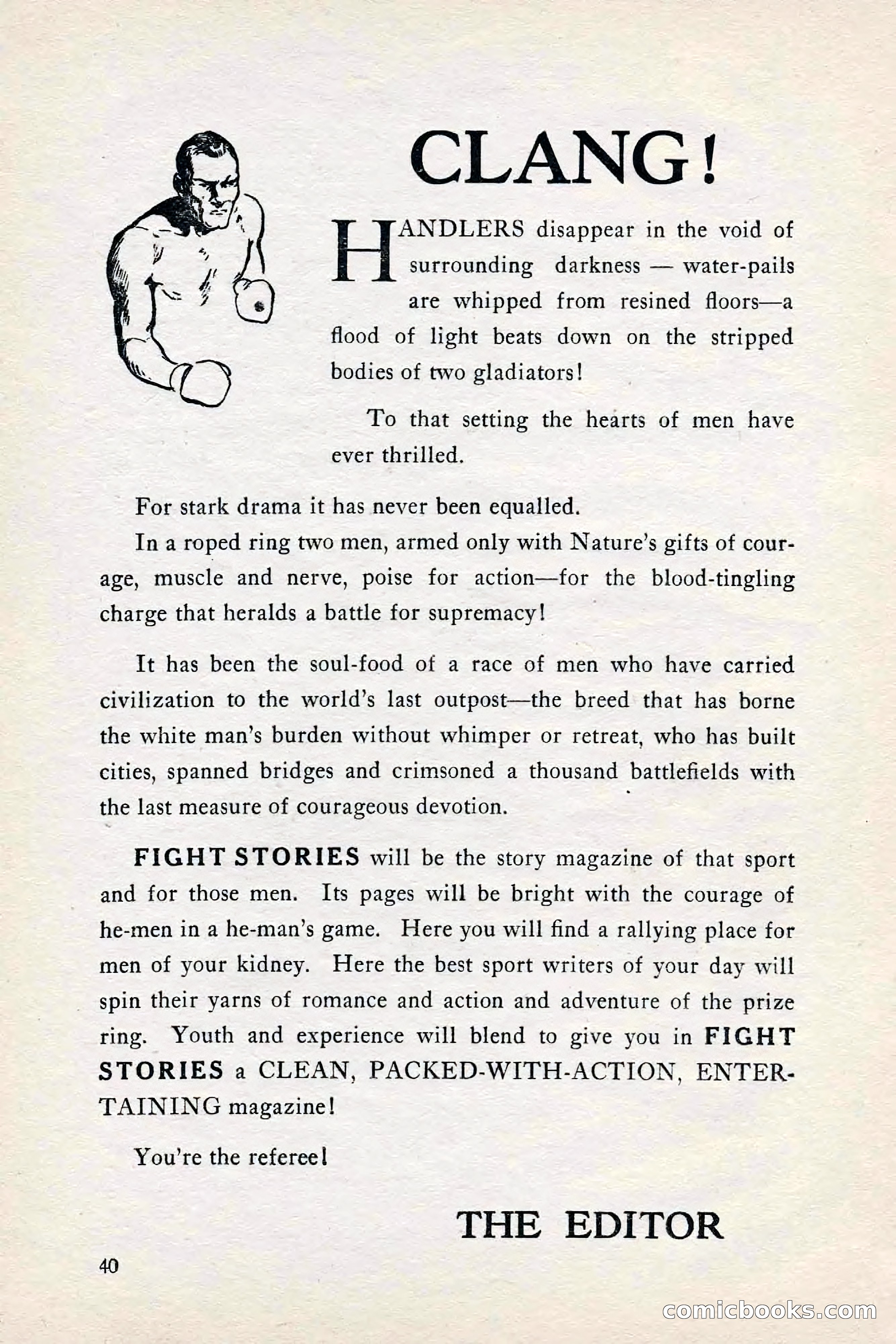 Fight Stories, June 1928 — page 42 of 132