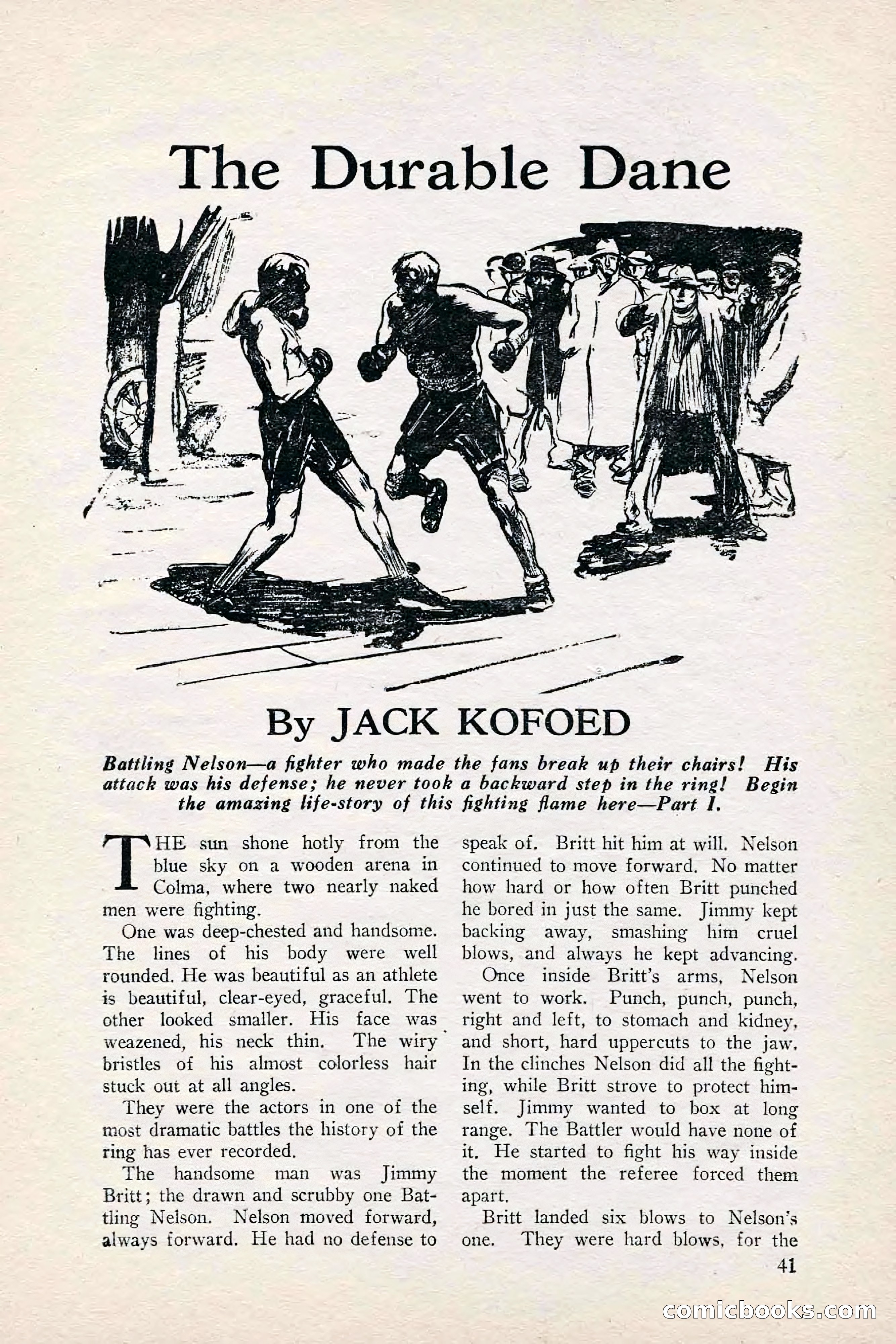 Fight Stories, June 1928 — page 43 of 132